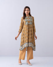 Smart Fit Embroidered One-Piece Ethnic Kurta