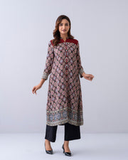 Smart Fit Embroidered One-Piece Ethnic Kurta