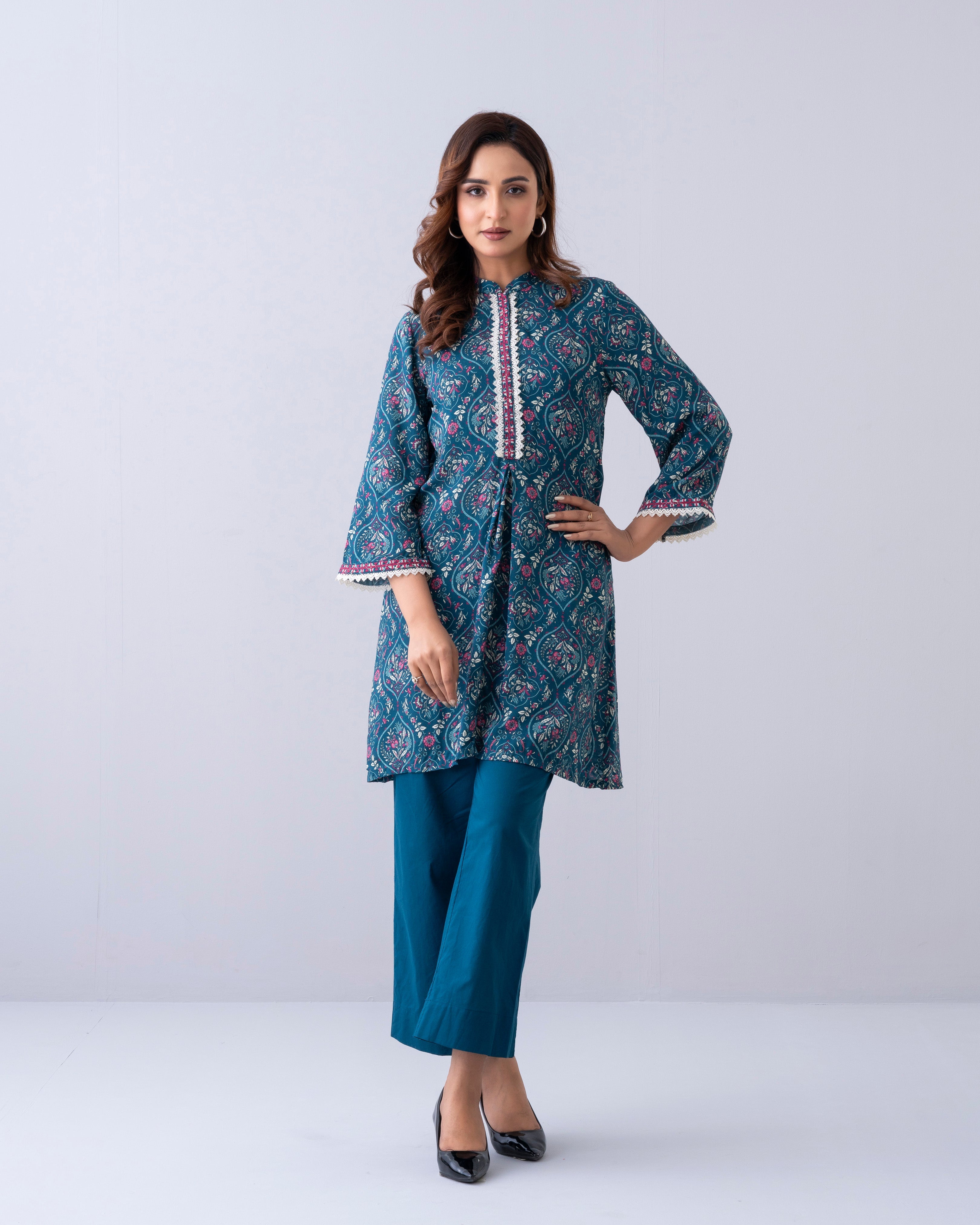 Smart Fit Printed Ethnic Kurti
