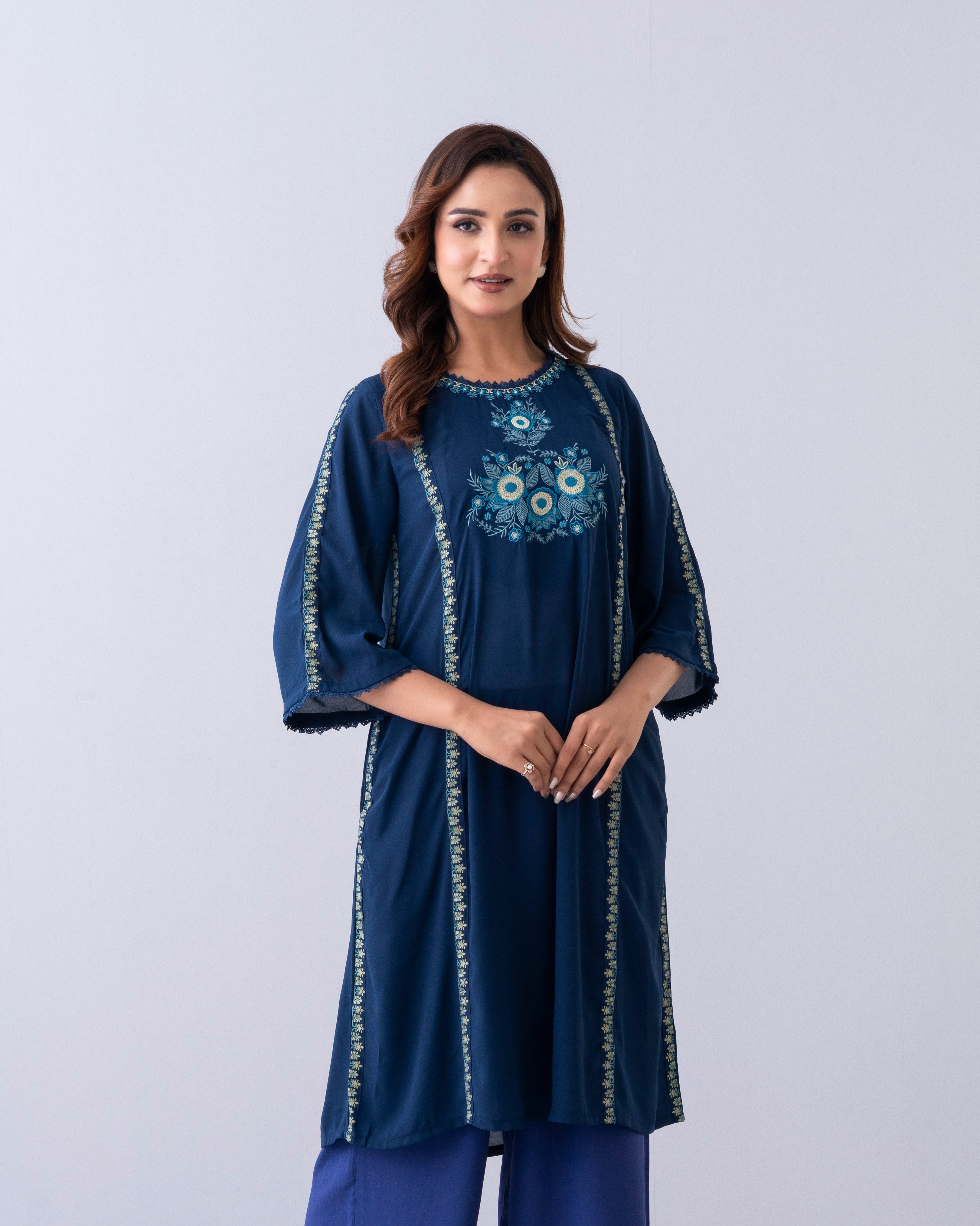 Smart Fit Printed One-Piece Ethnic Kurta
