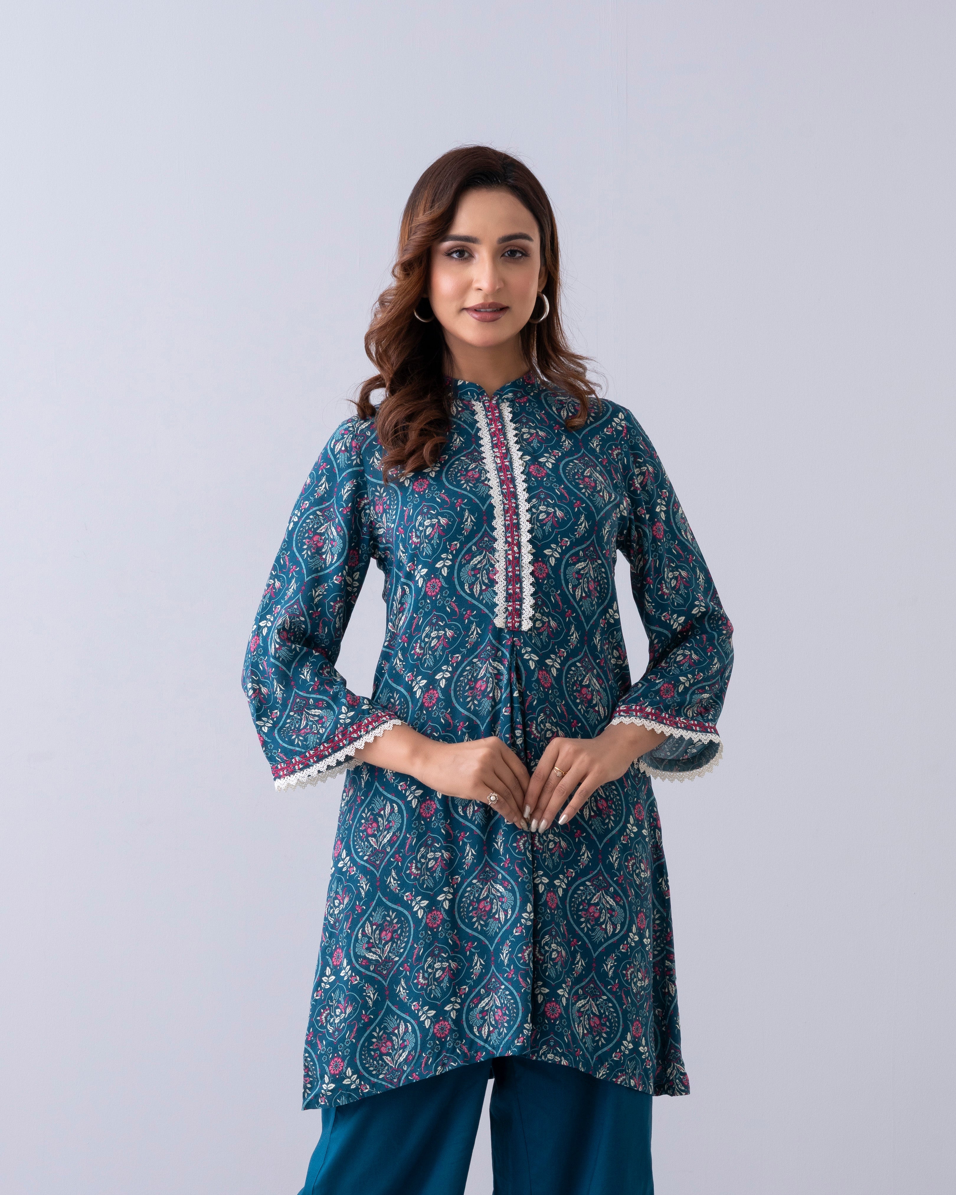 Smart Fit Printed Ethnic Kurti