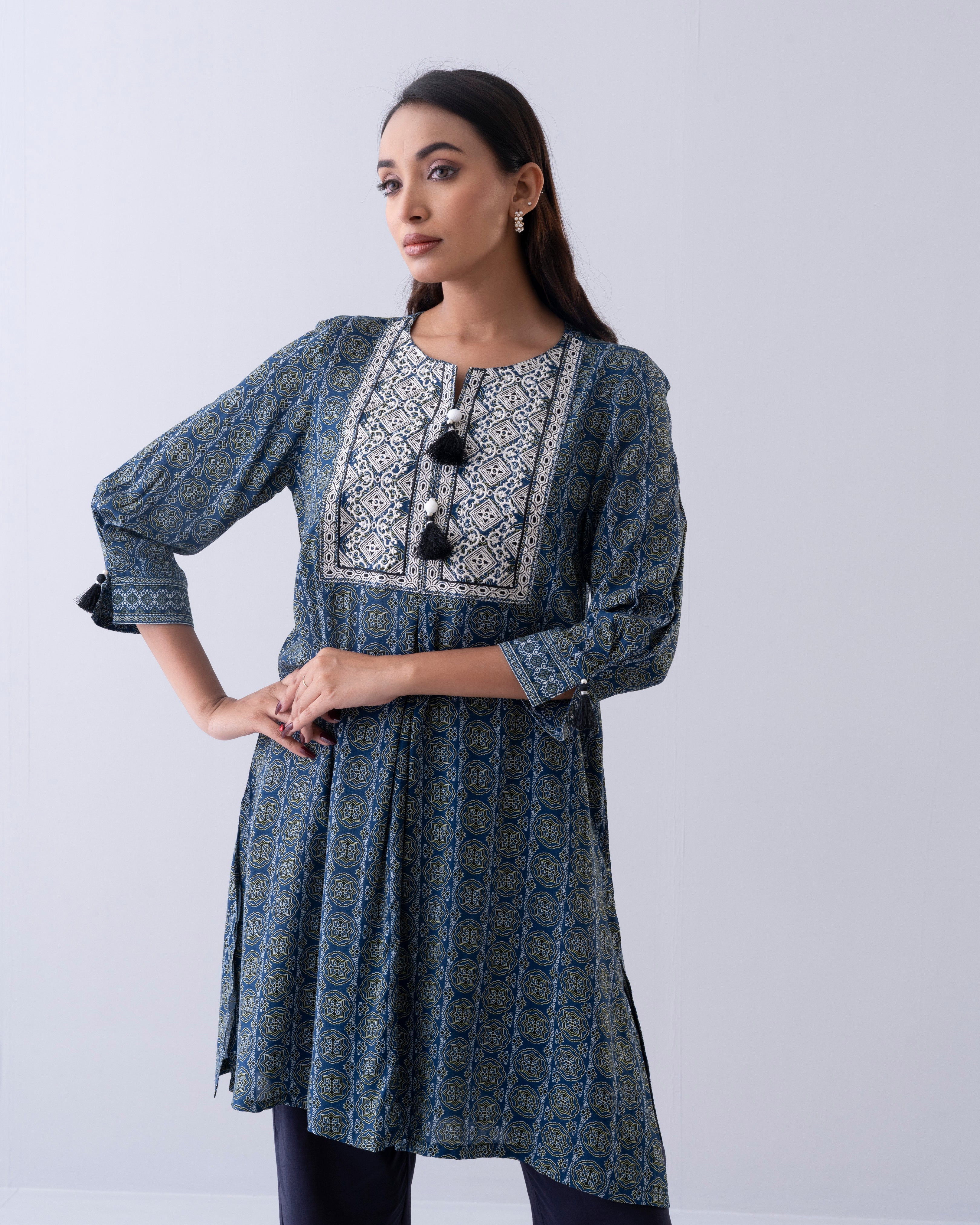 Smart Fit Printed Ethnic Kurti