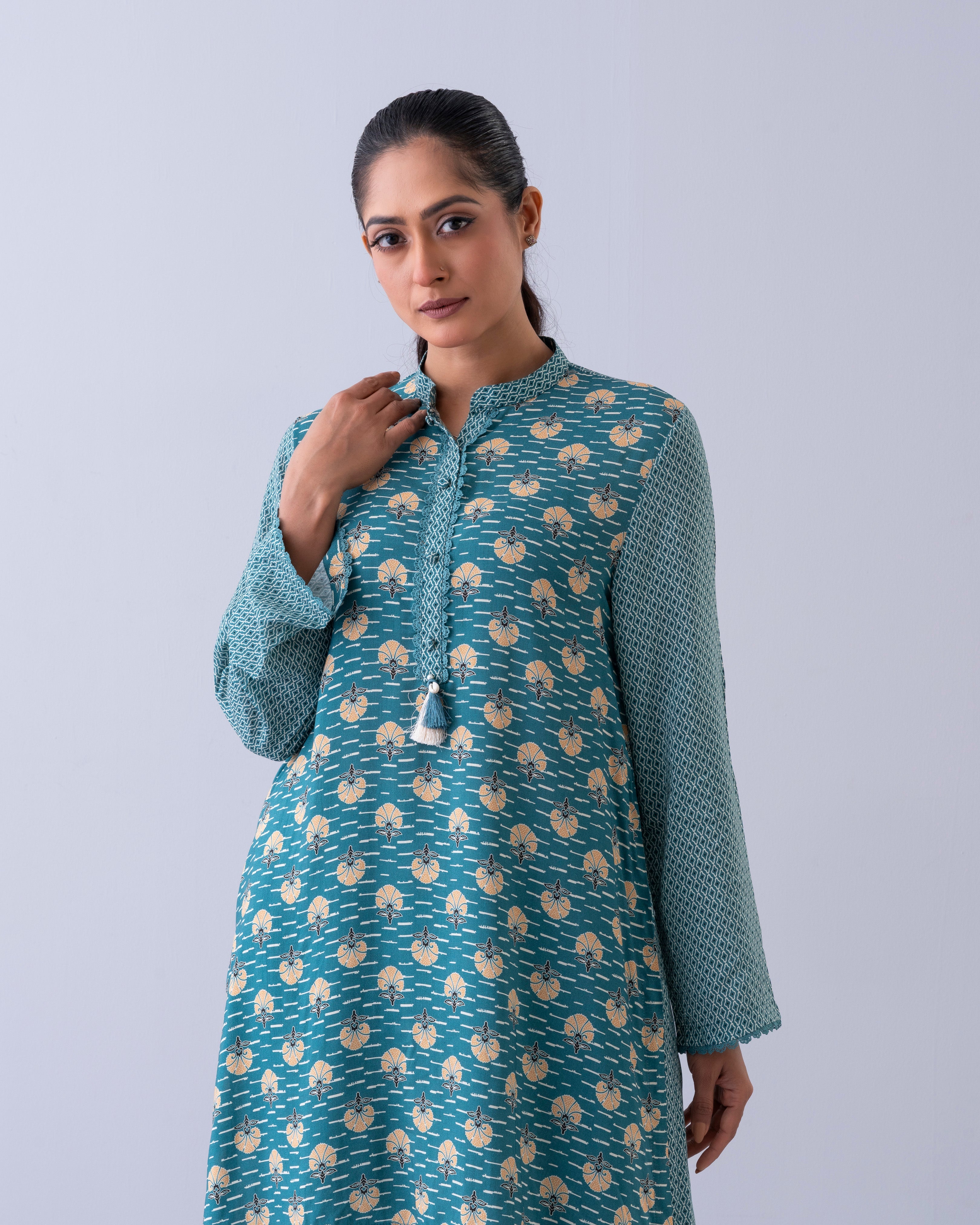 Smart Fit Allover Printed Ethnic Kurti