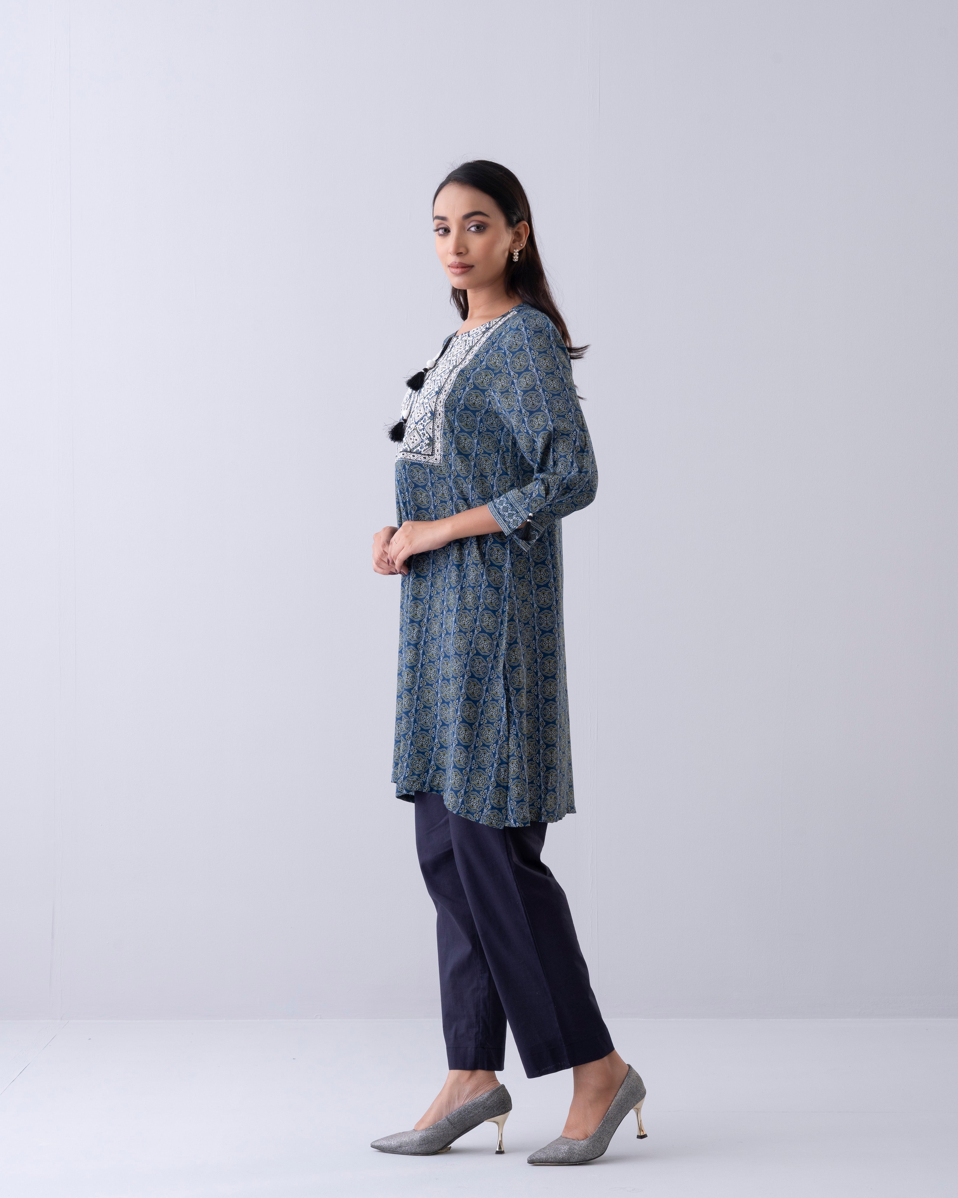 Smart Fit Printed Ethnic Kurti