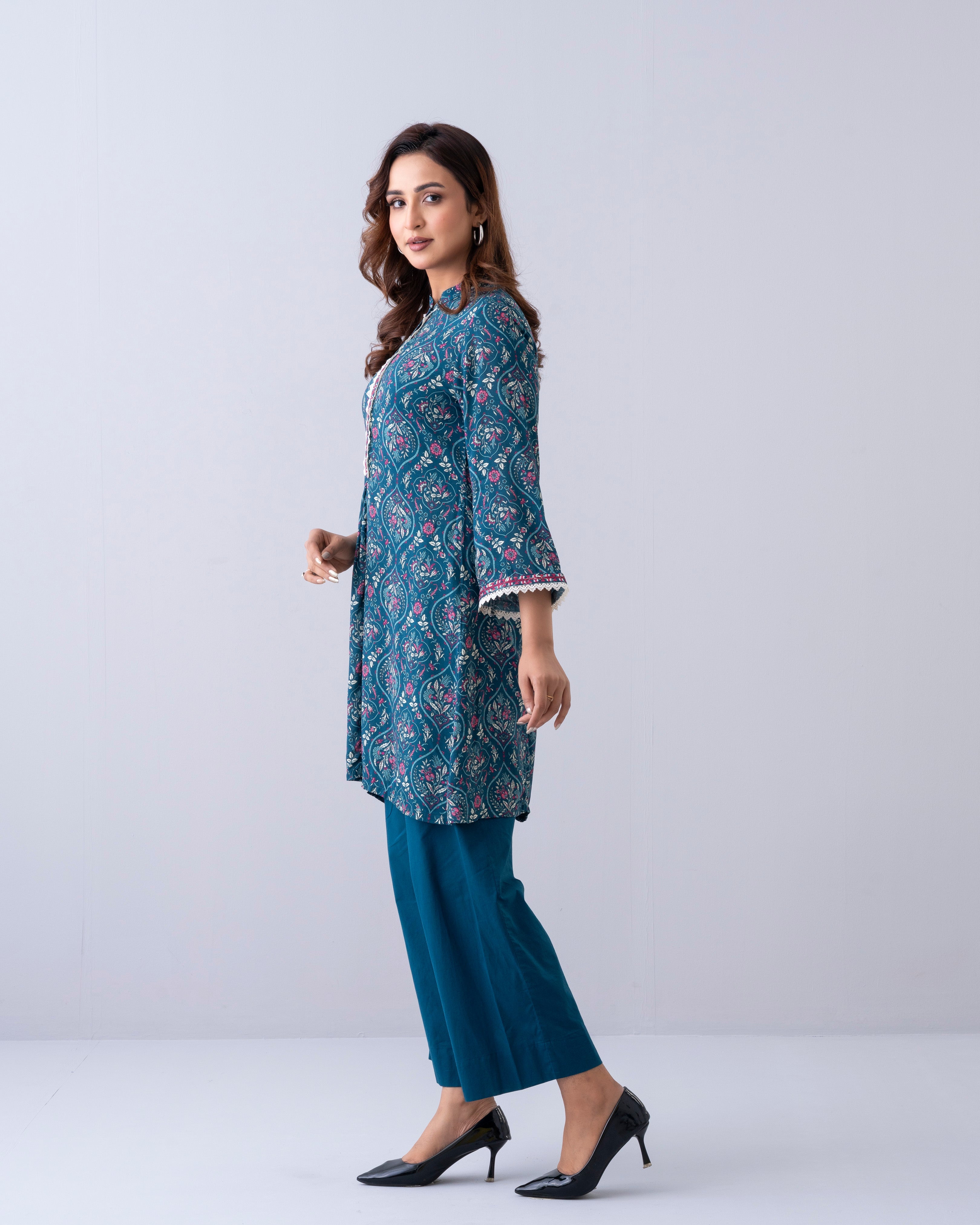 Smart Fit Printed Ethnic Kurti