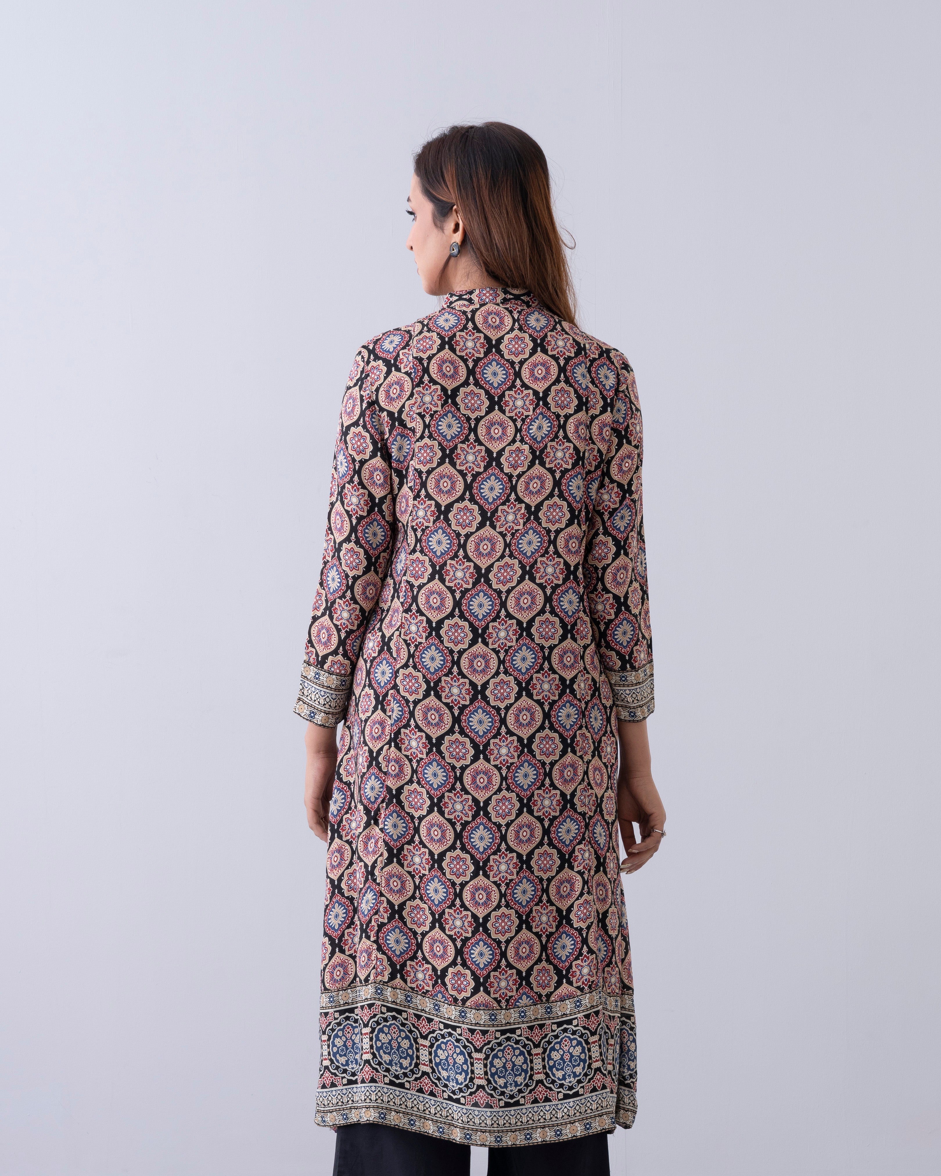 Smart Fit Embroidered One-Piece Ethnic Kurta