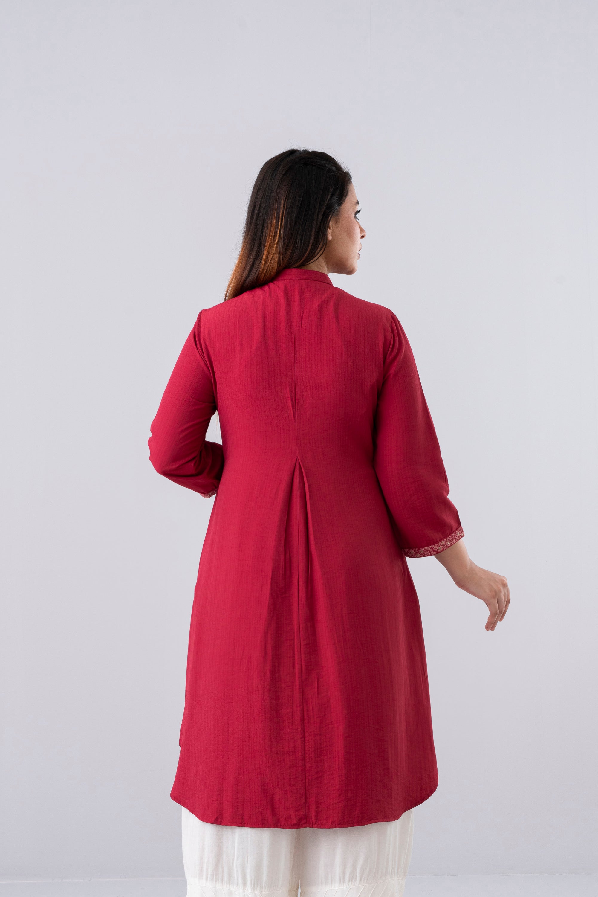 Smart Fit Embroidered Ethnic Kurta