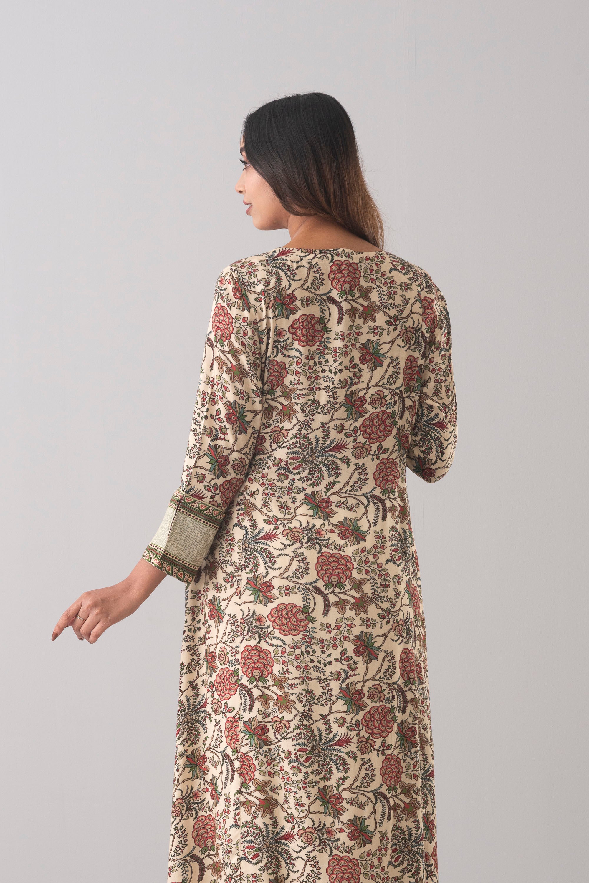 Smart Fit Embroidered One-Piece Ethnic Kurta