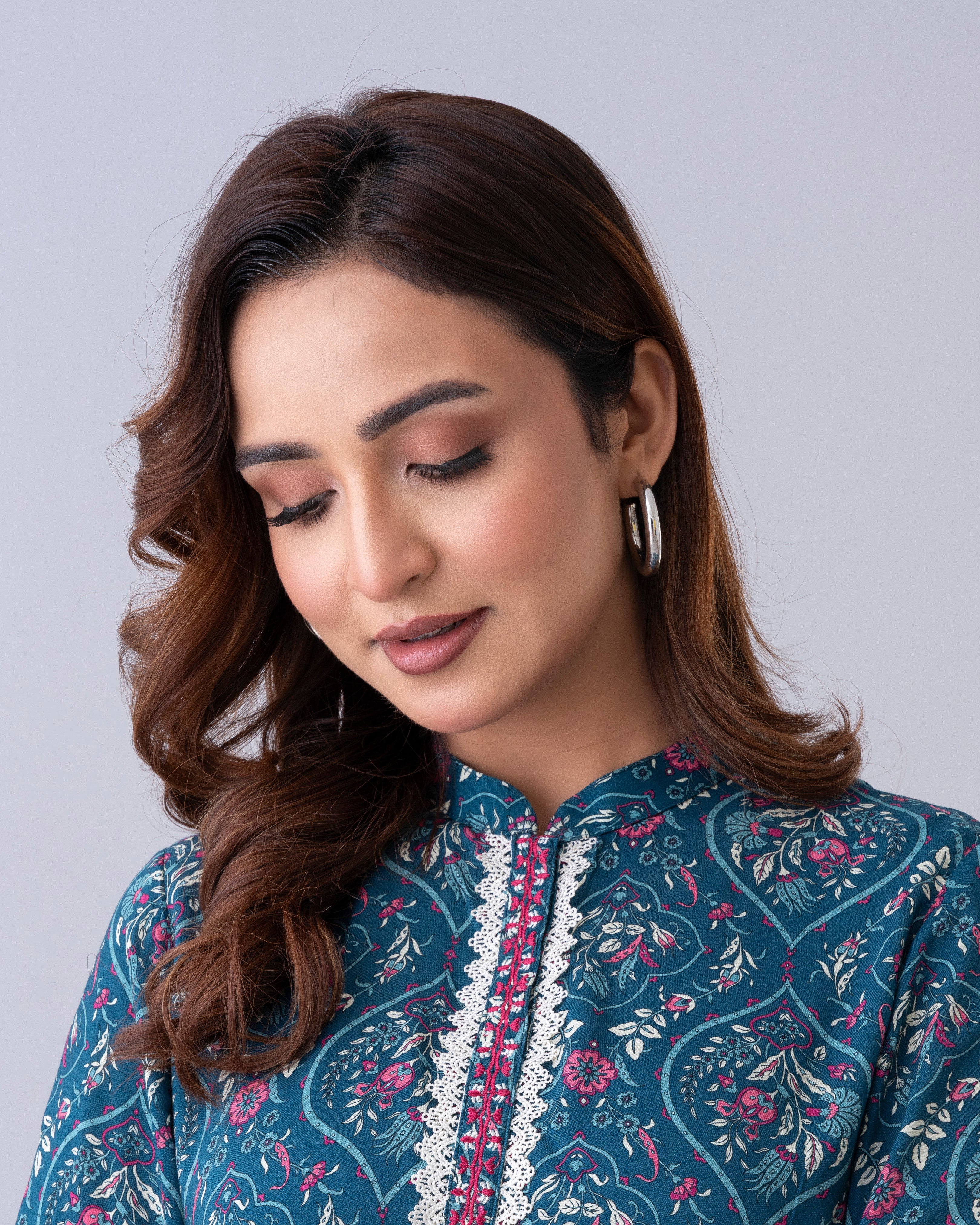 Smart Fit Printed Ethnic Kurti
