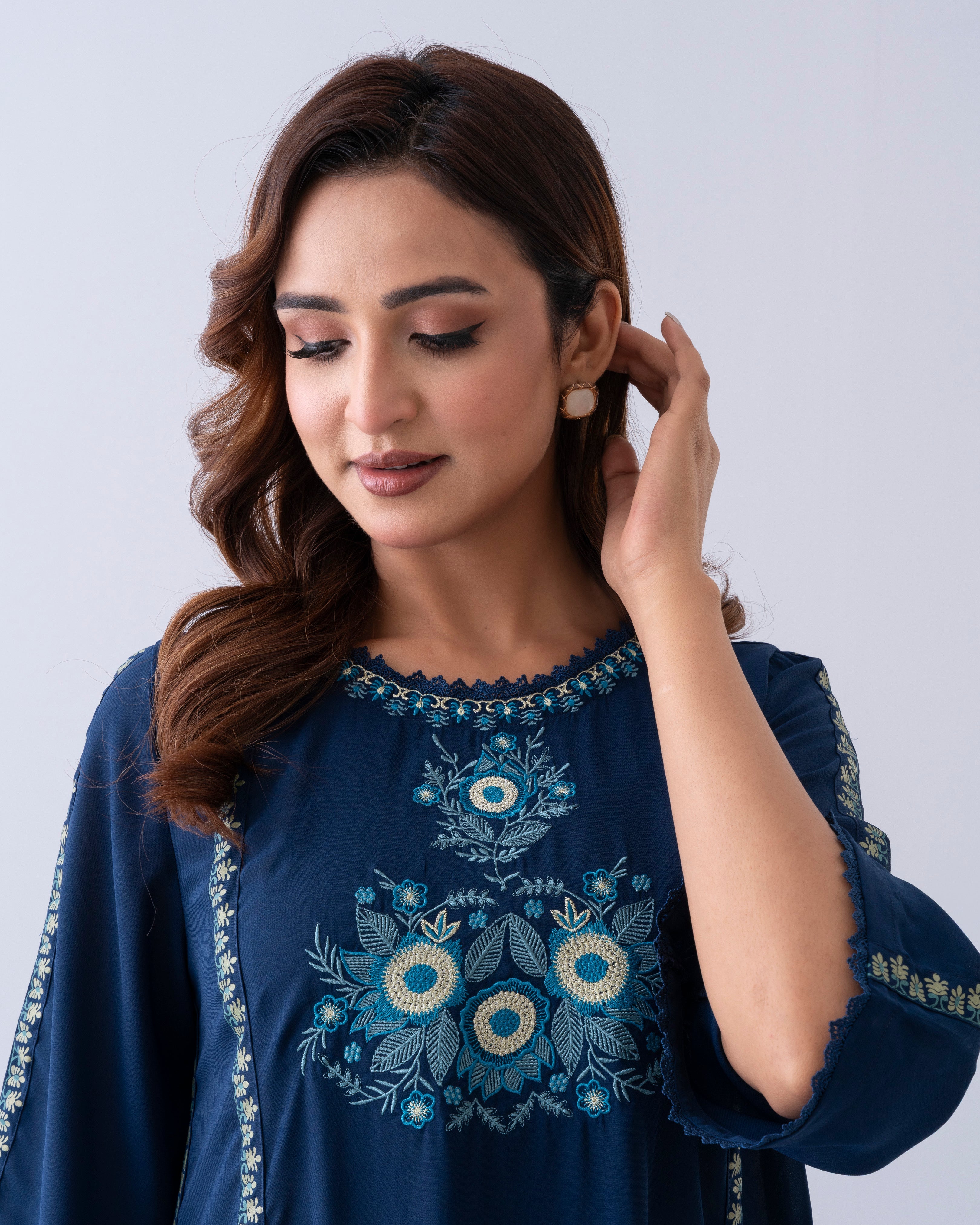 Smart Fit Printed One-Piece Ethnic Kurta