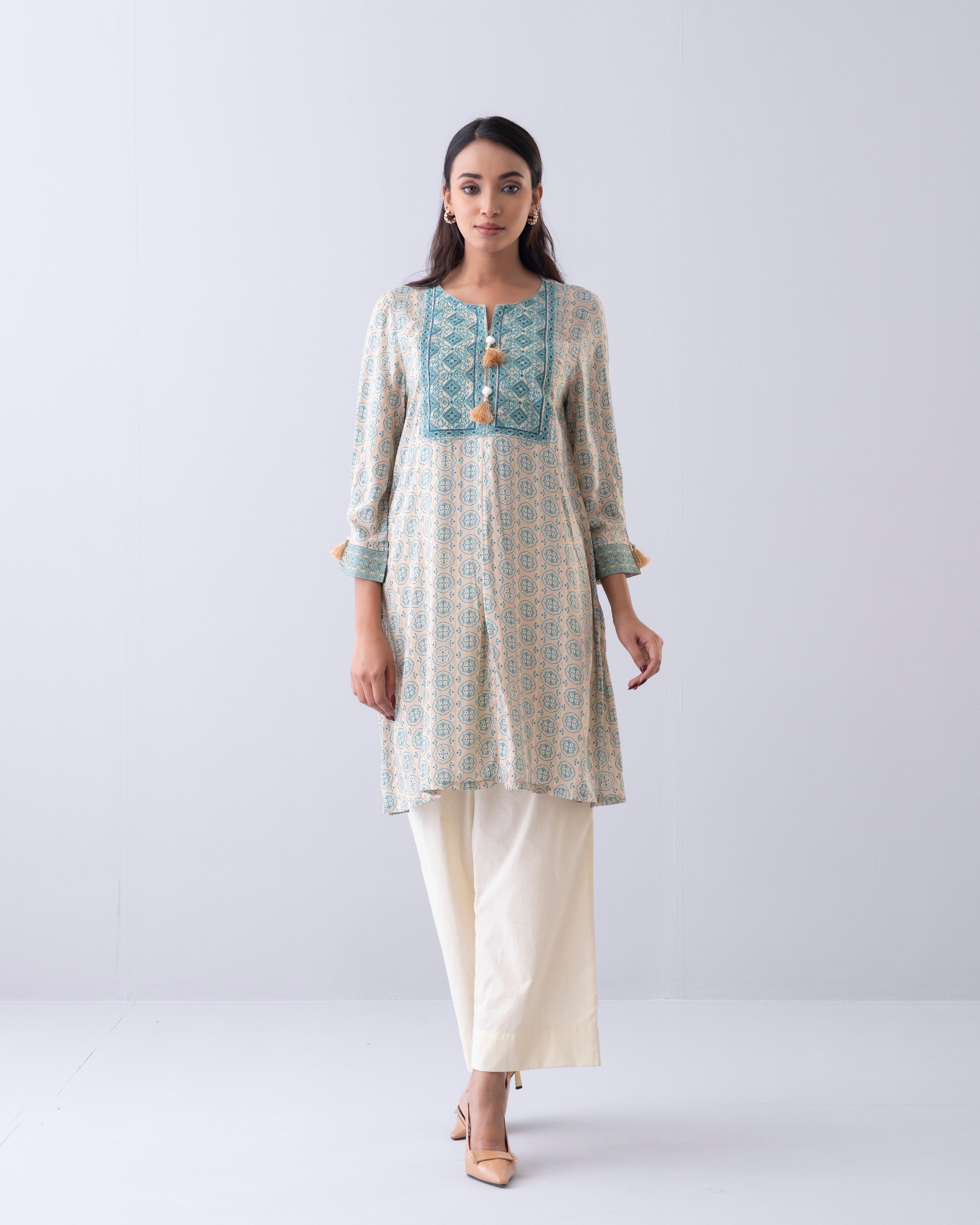 Smart Fit Printed Ethnic Kurti