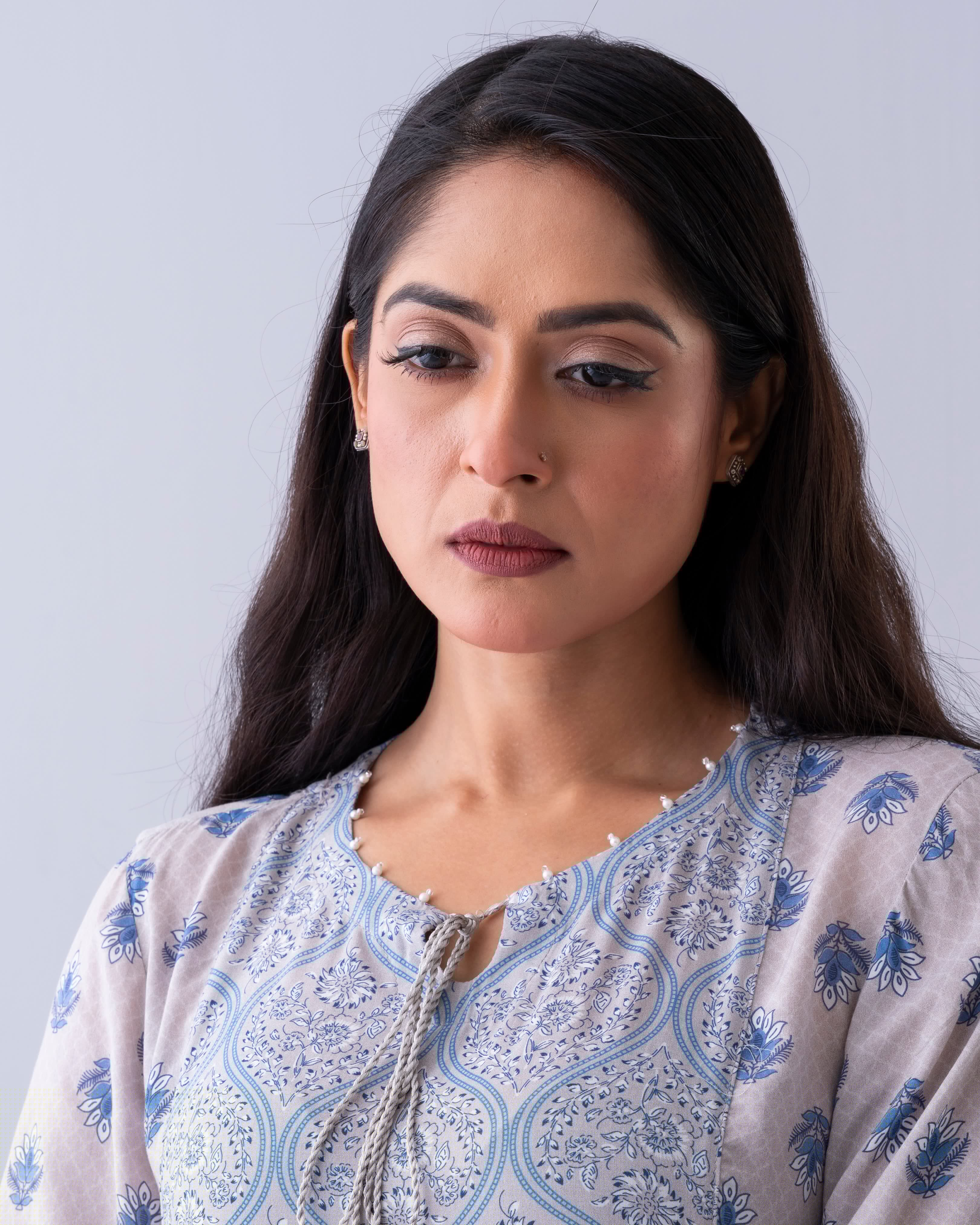 Smart Fit Printed One-Piece Ethnic Kurta