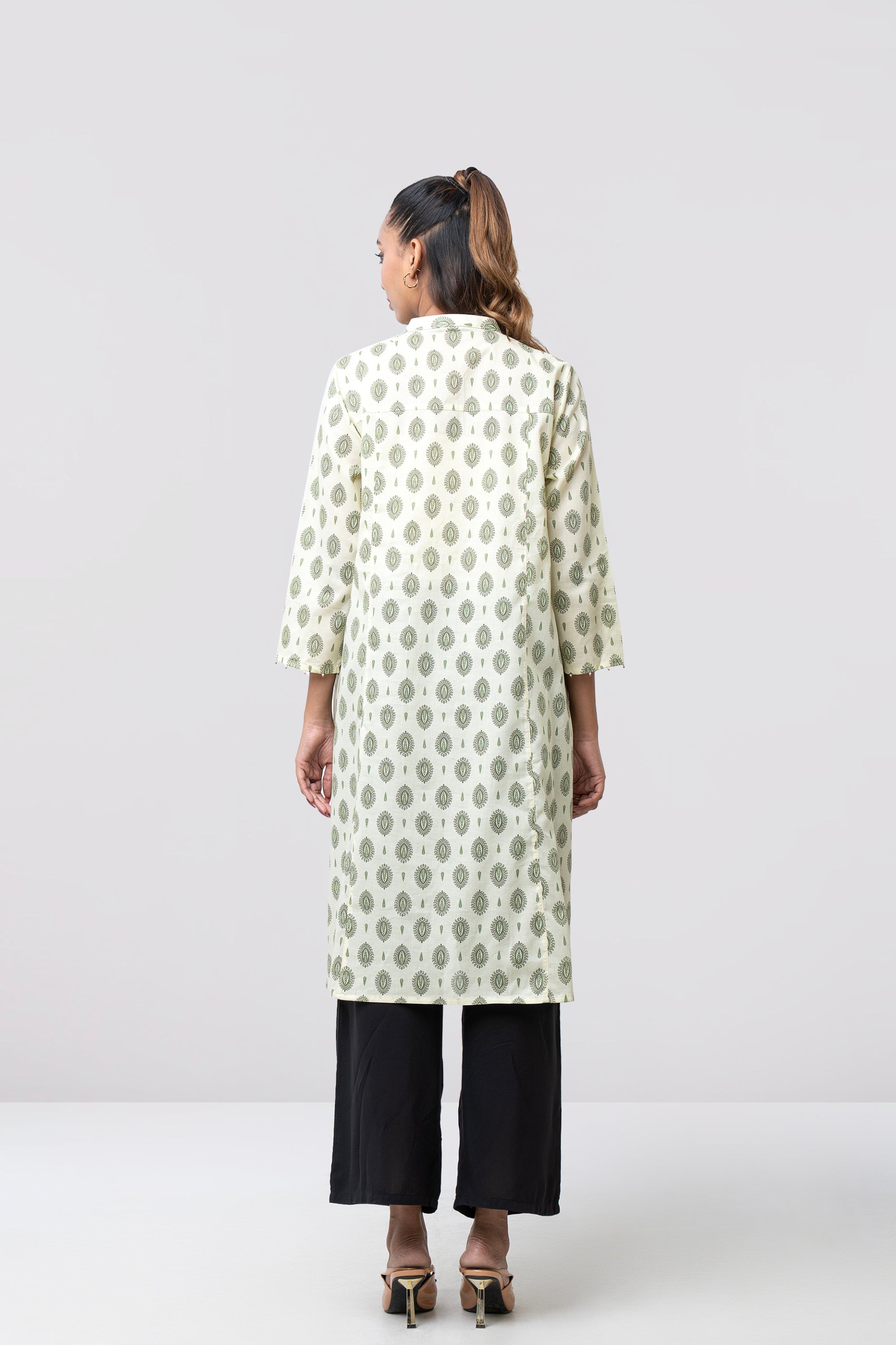 Smart Fit Embroidered Ethnic Kurta