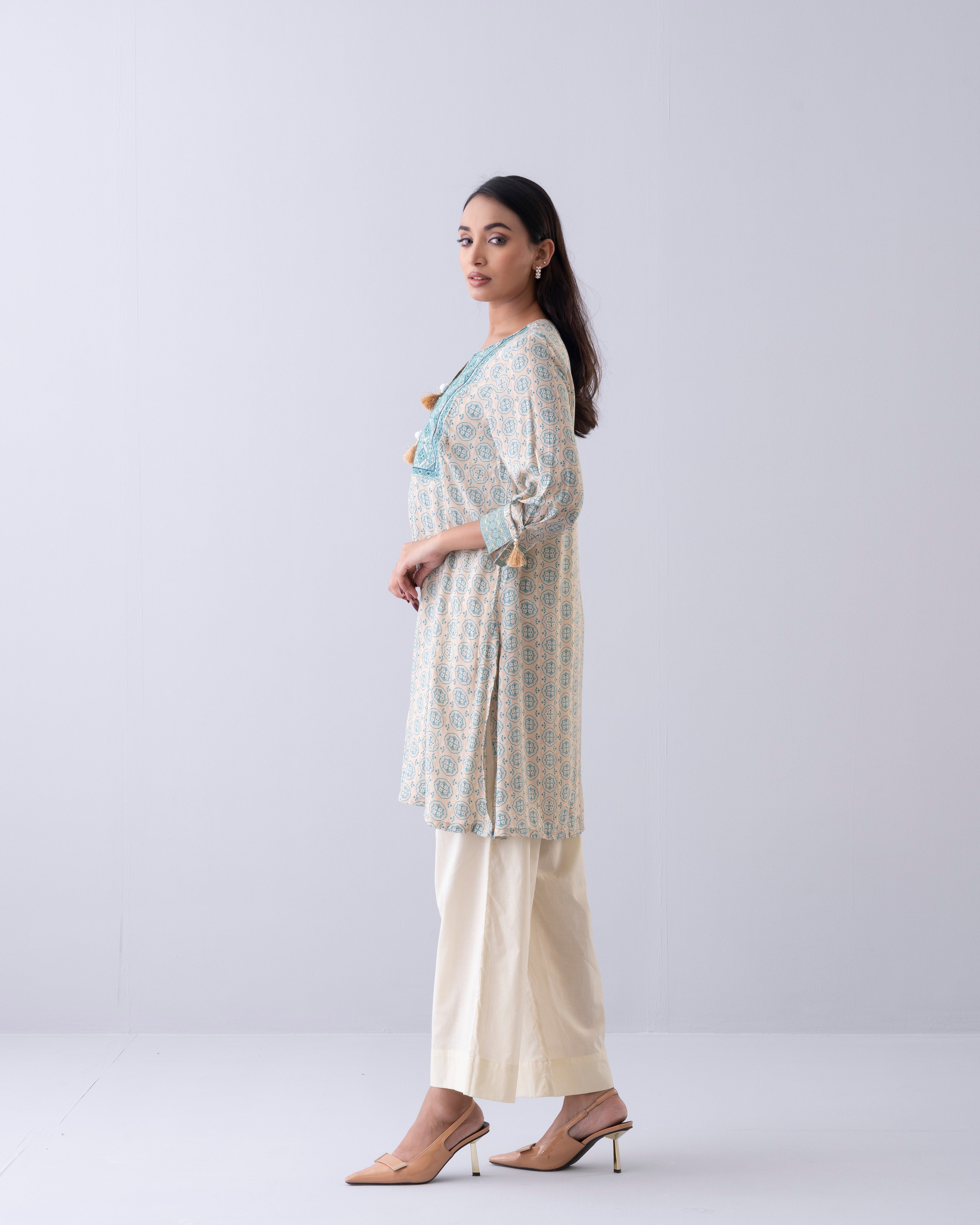 Smart Fit Printed Ethnic Kurti