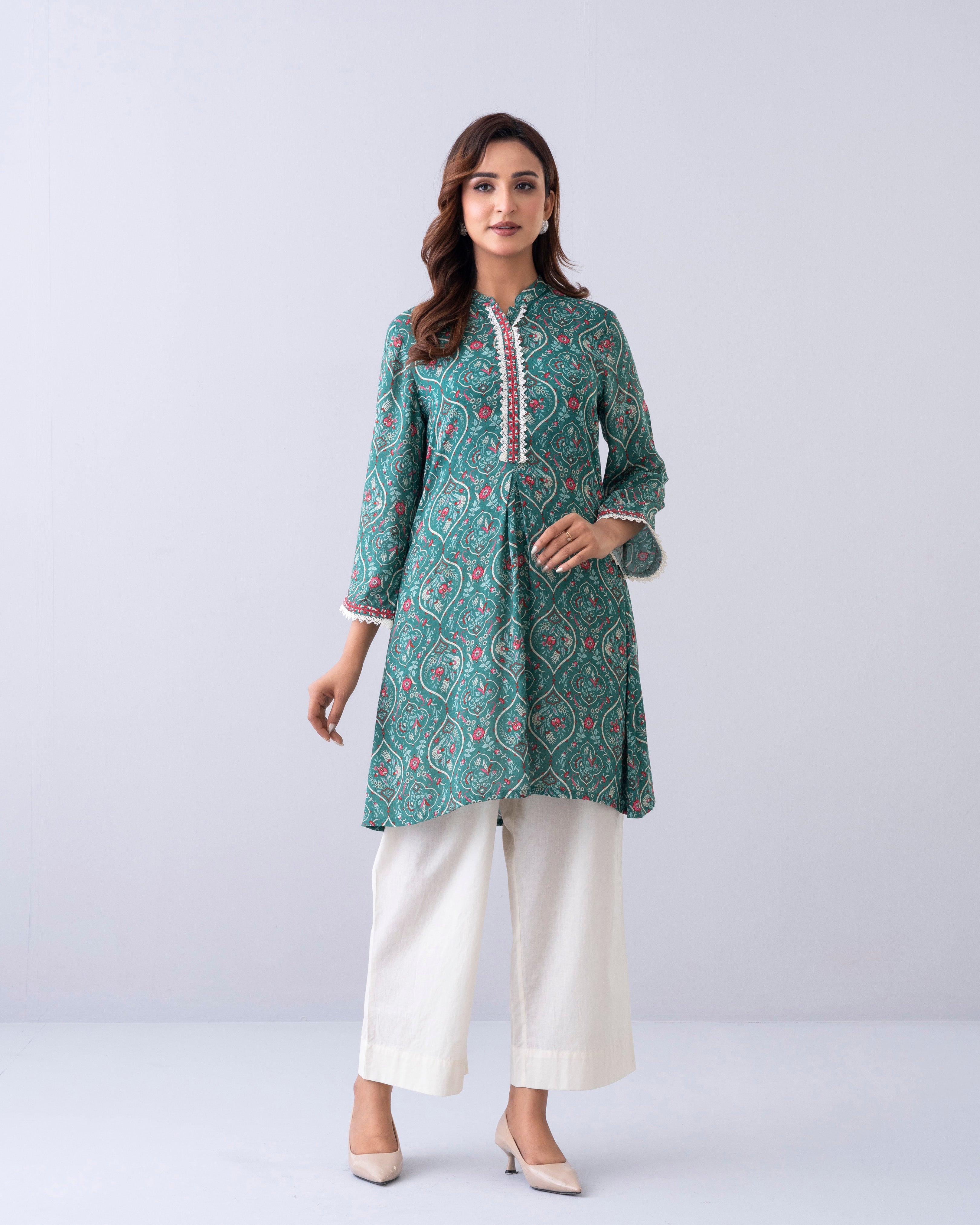 Smart Fit Printed Ethnic Kurti