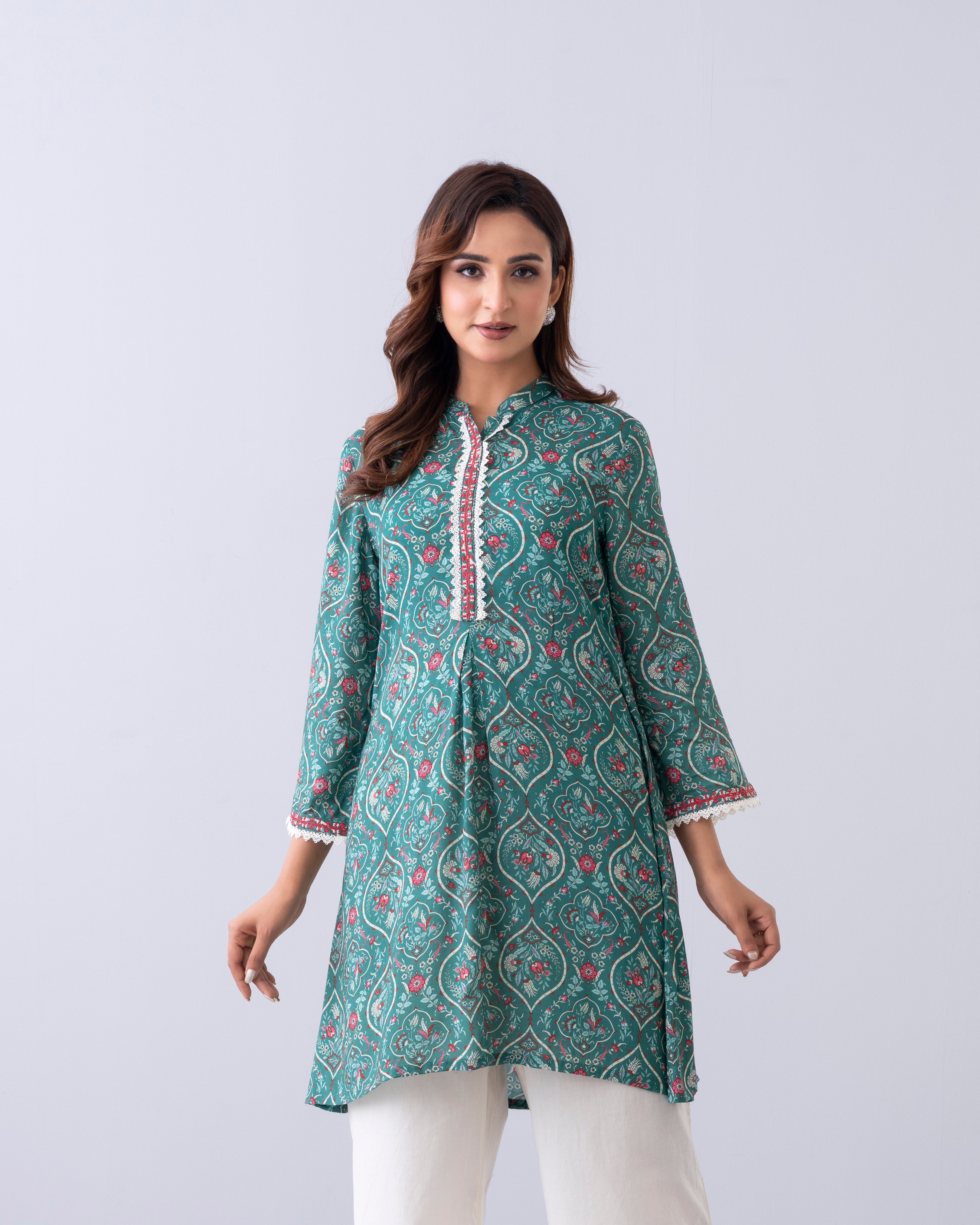 Smart Fit Printed Ethnic Kurti