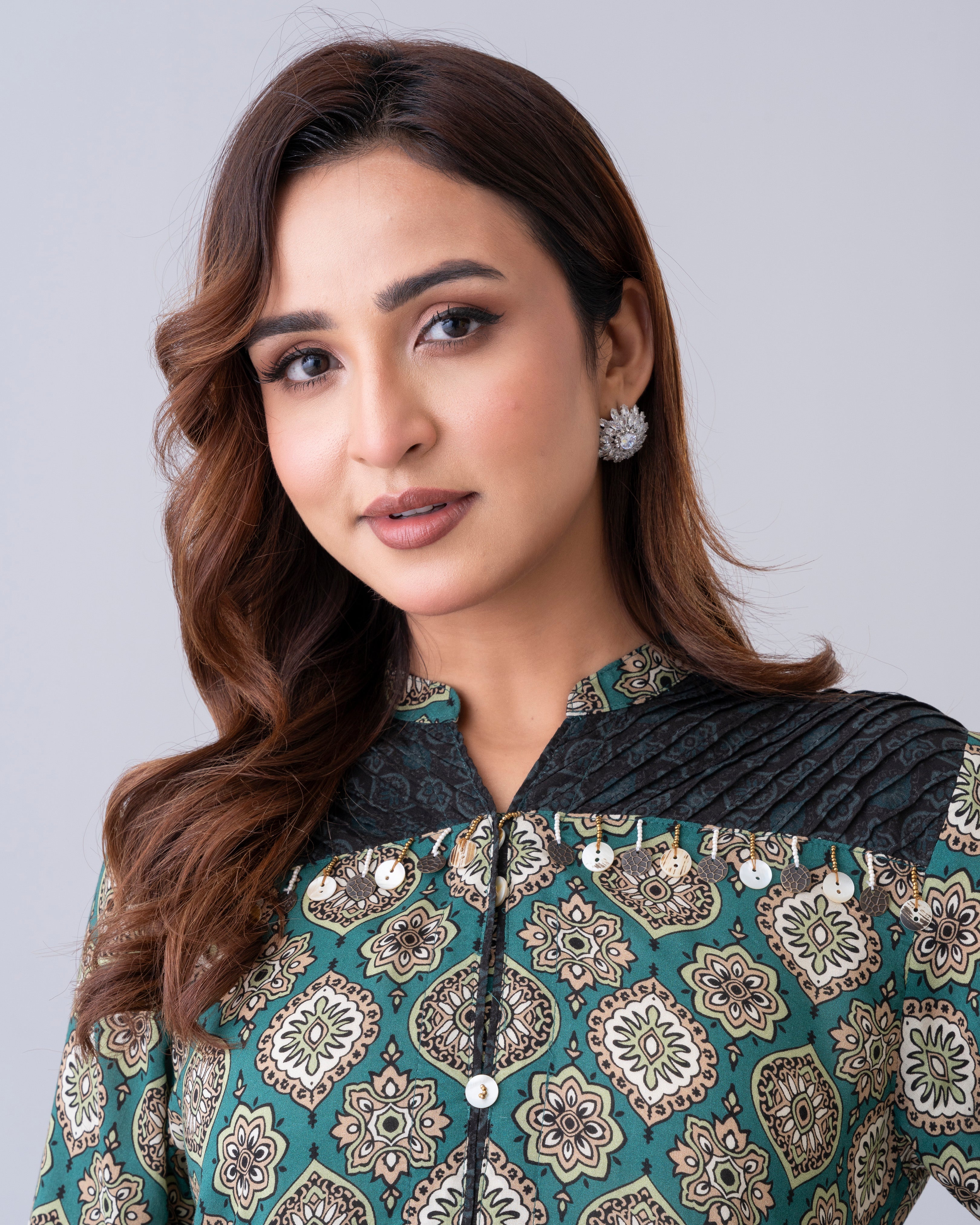 Smart Fit Embroidered One-Piece Ethnic Kurta