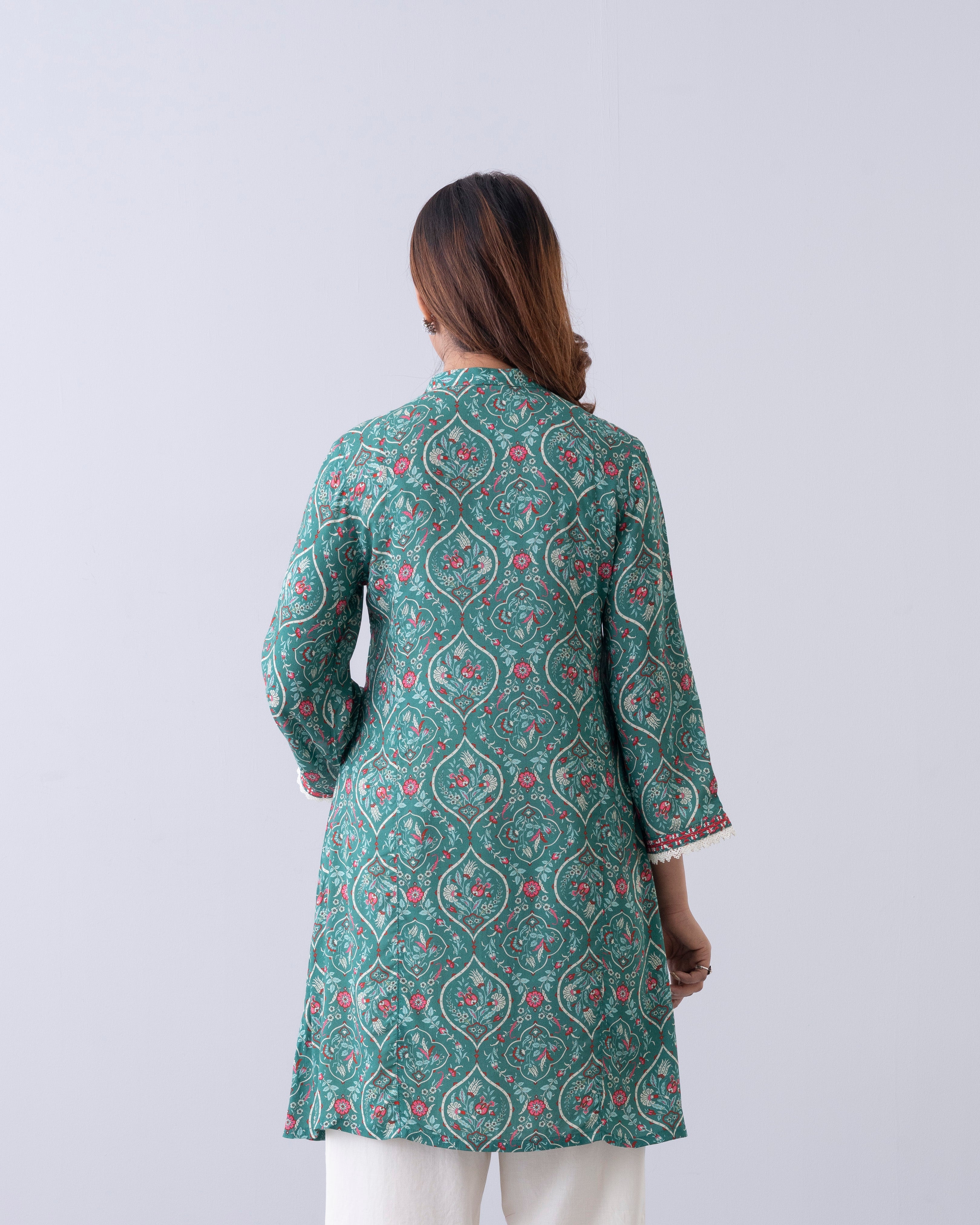 Smart Fit Printed Ethnic Kurti