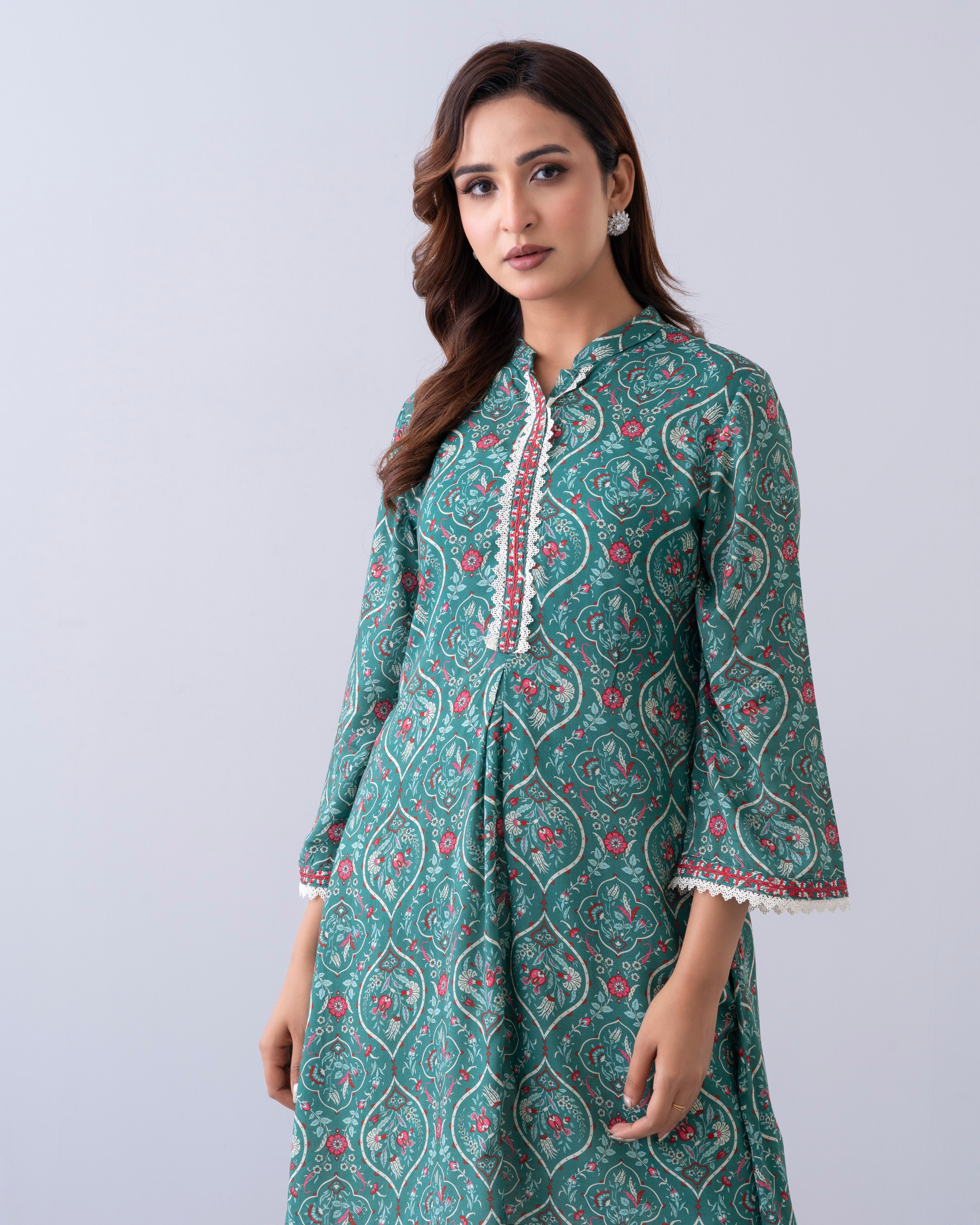 Smart Fit Printed Ethnic Kurti