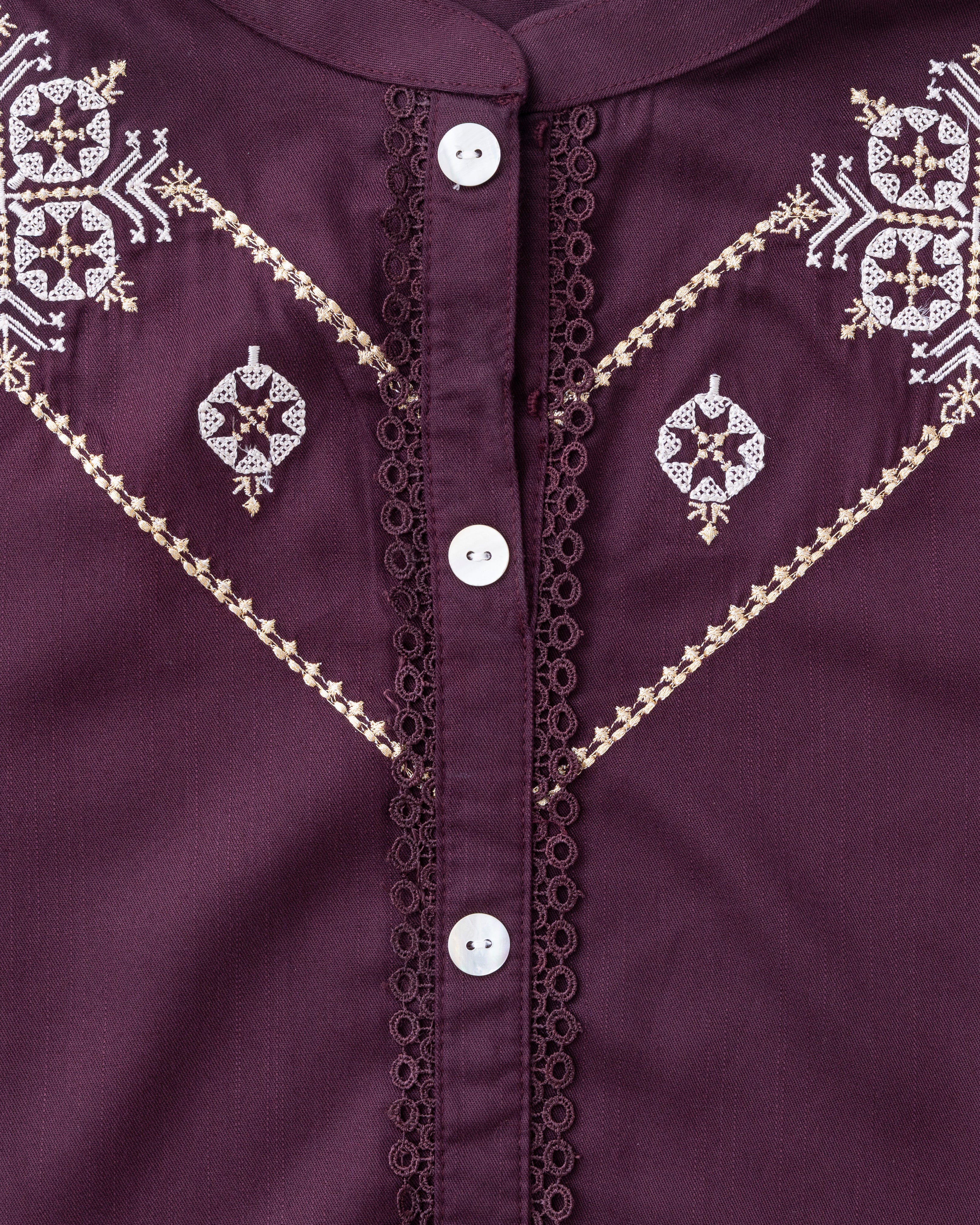 Relaxed Fit Embroidered Ethnic Kurti