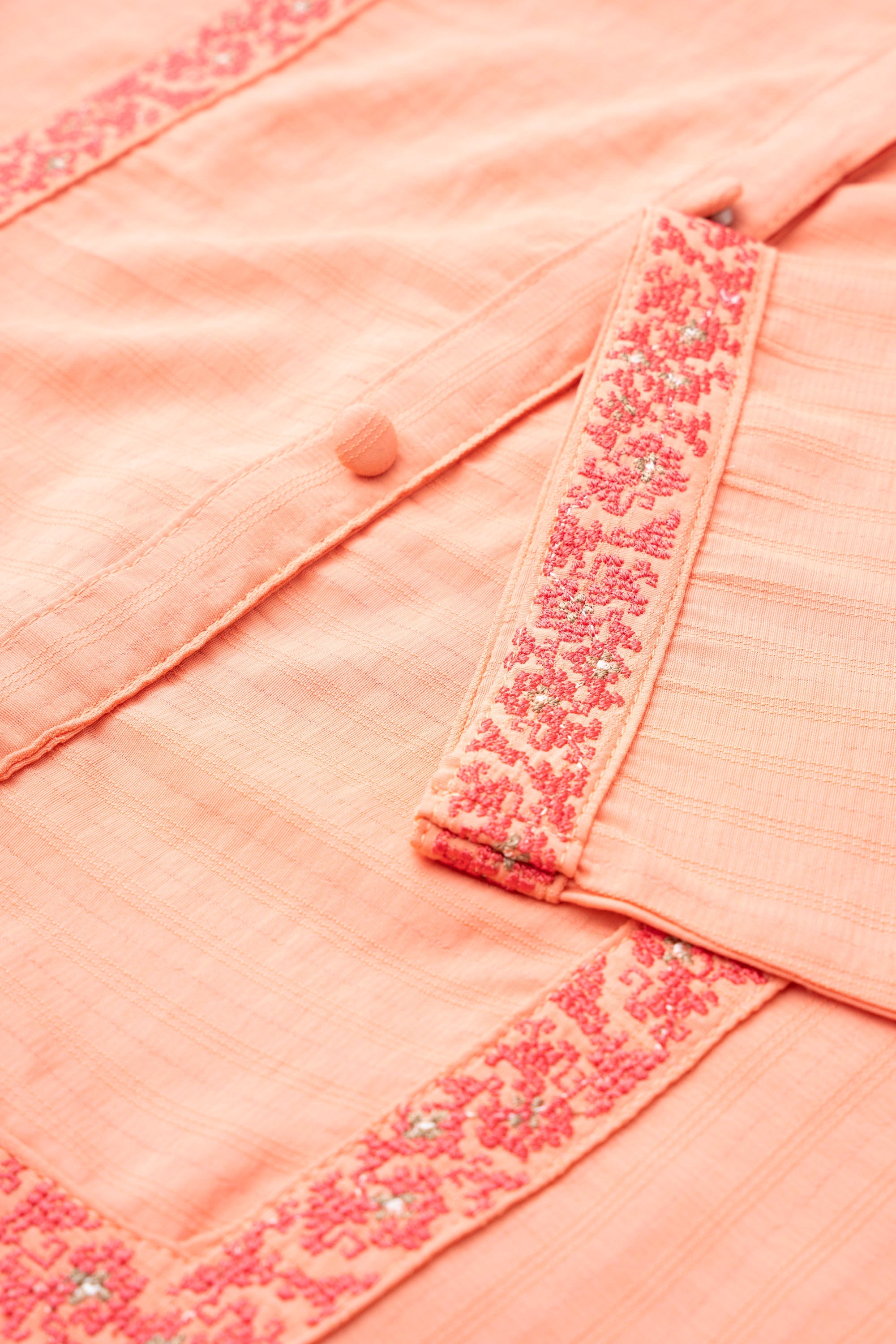 Smart Fit Embroidered Ethnic Kurta