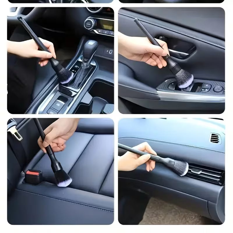 1pc Soft Hair Car Interior Detail Brush