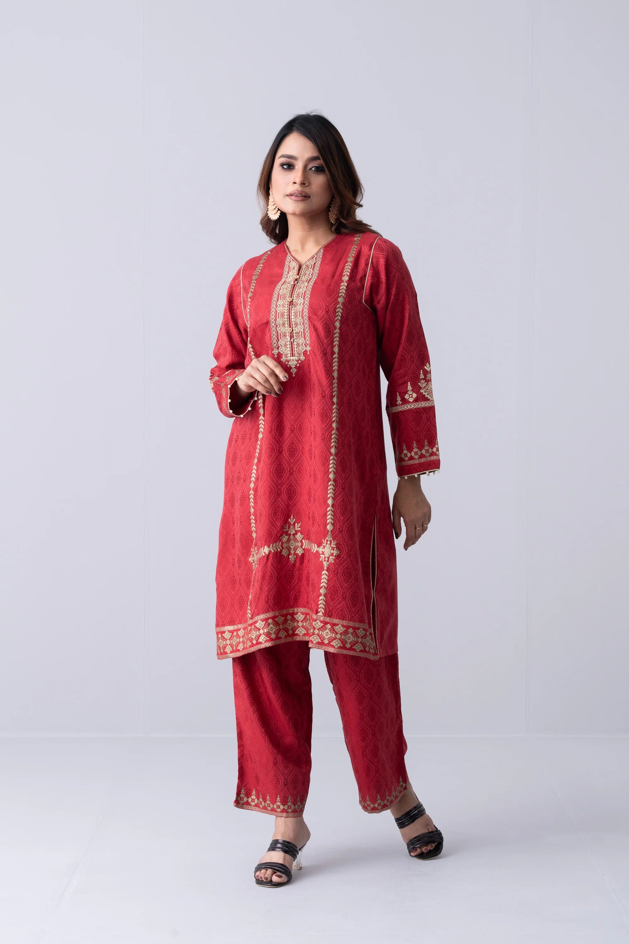 Women's Two-Piece Ethnic Set