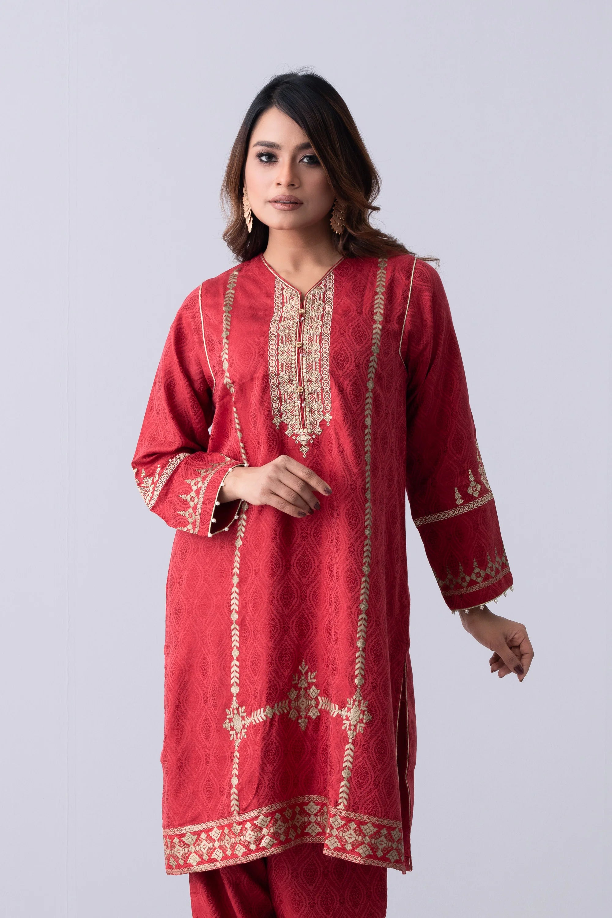 Women's Two-Piece Ethnic Set