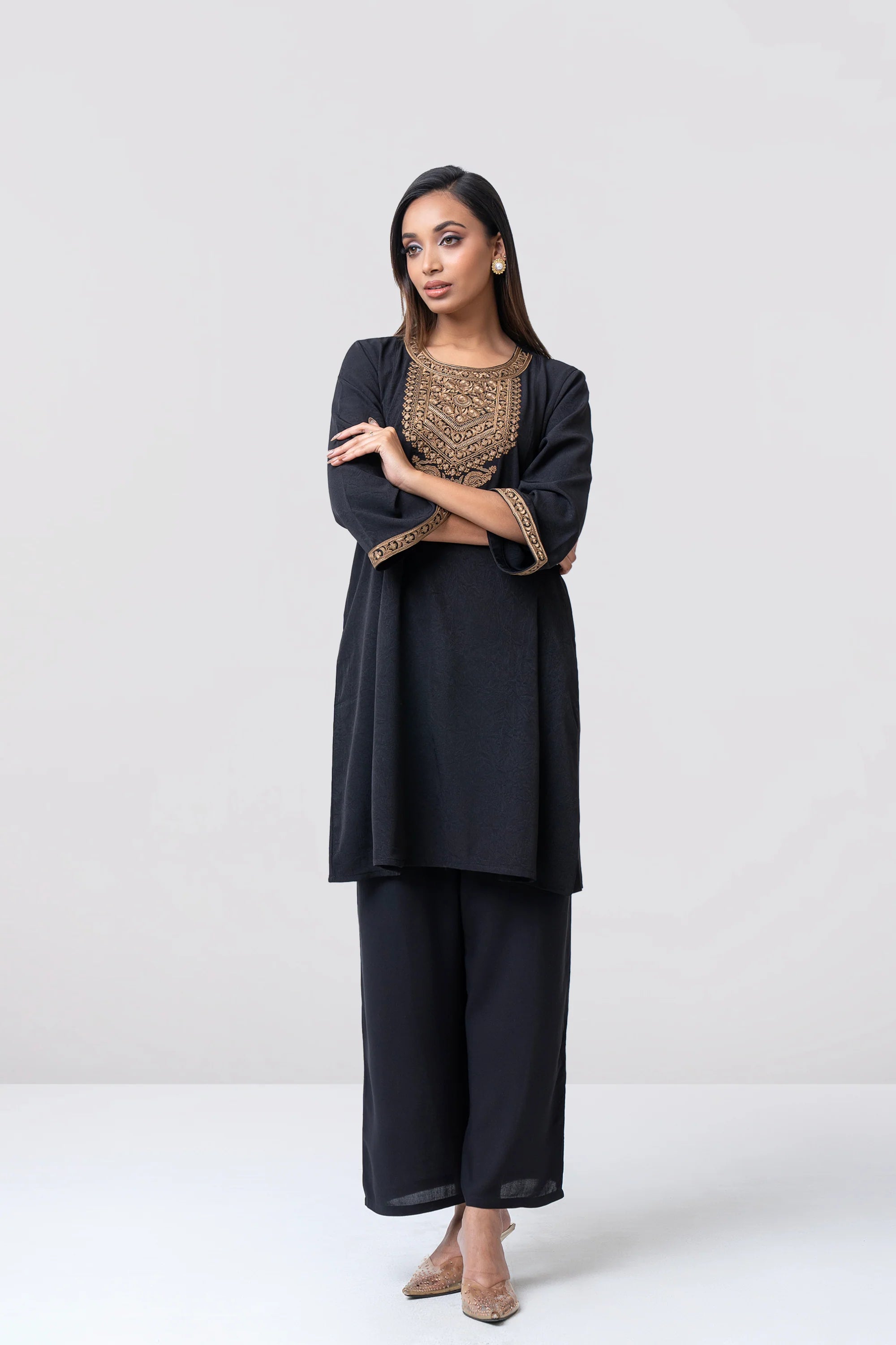 Smart Fit Embroidered Ethnic Kurti