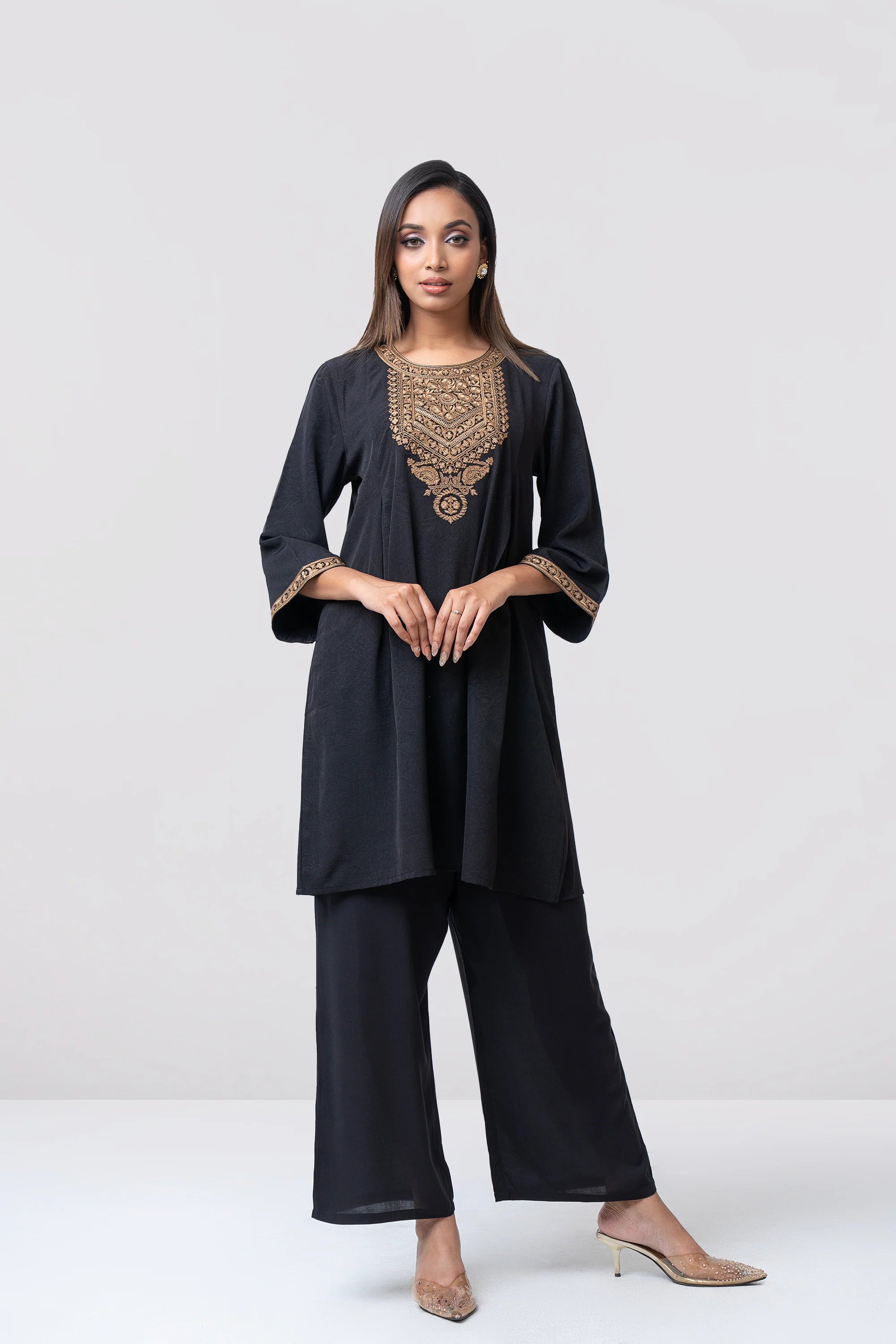 Smart Fit Embroidered Ethnic Kurti