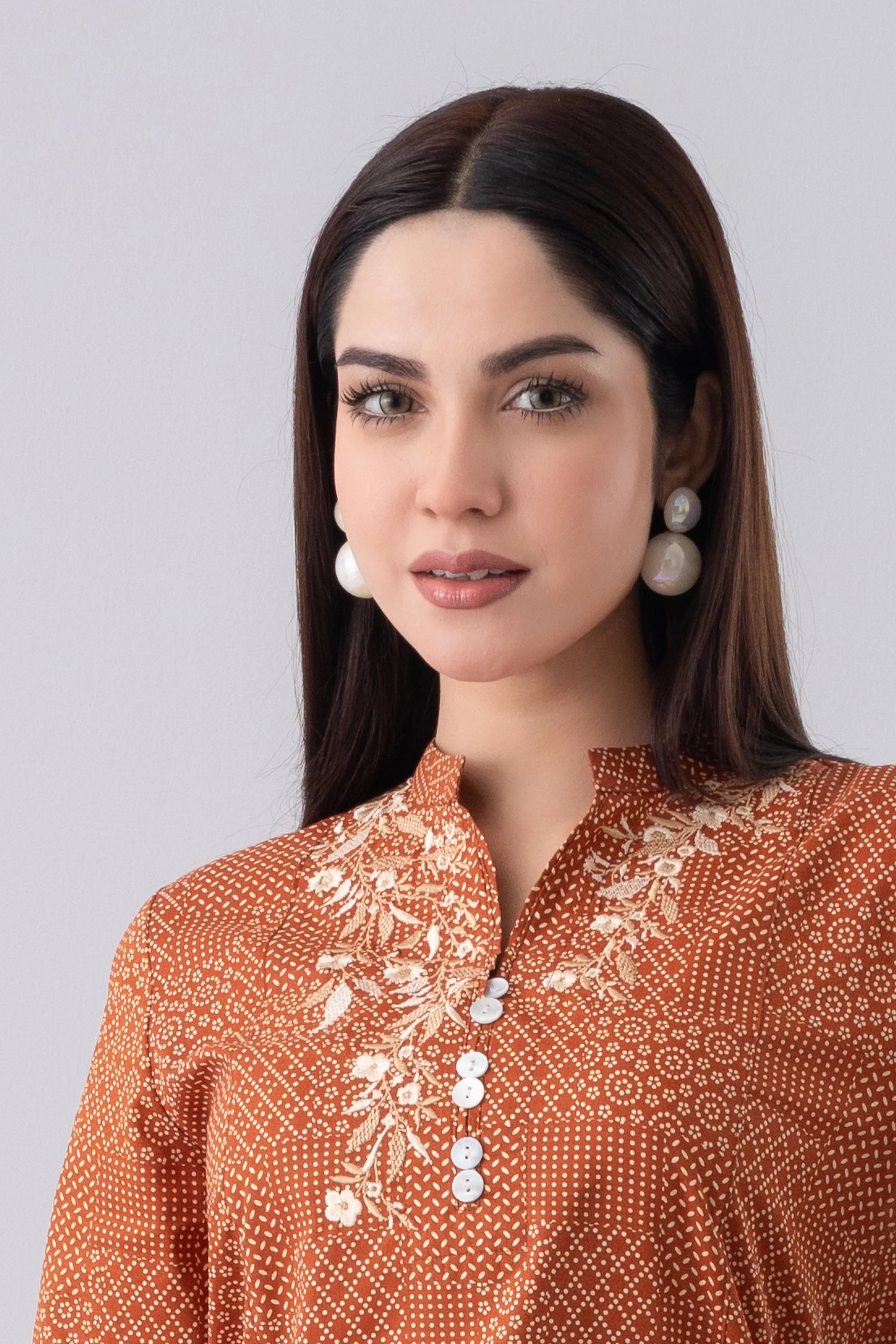 Smart Fit Embroidered Ethnic Kurti