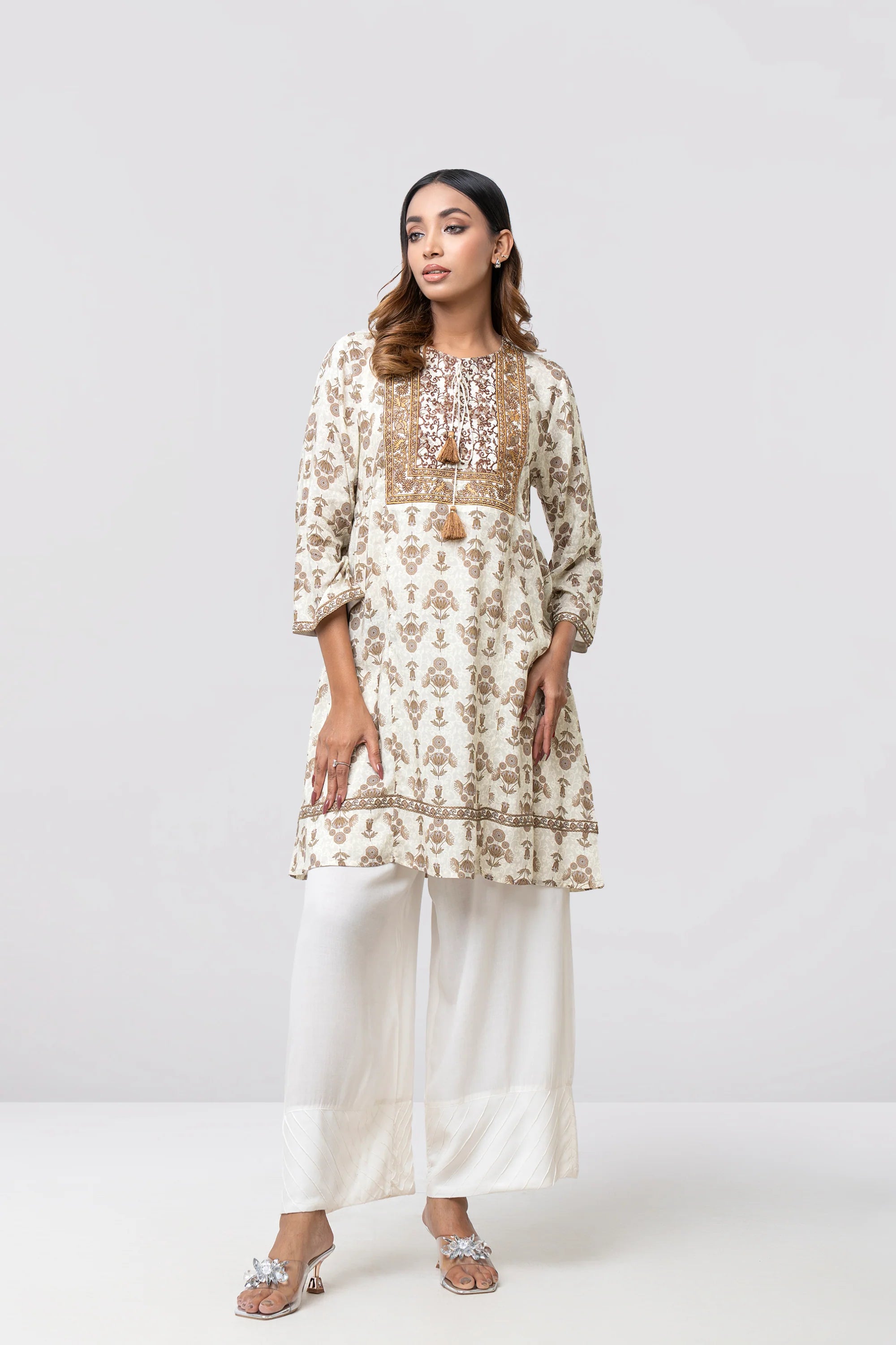 Smart Fit Embroidered Ethnic Kurti