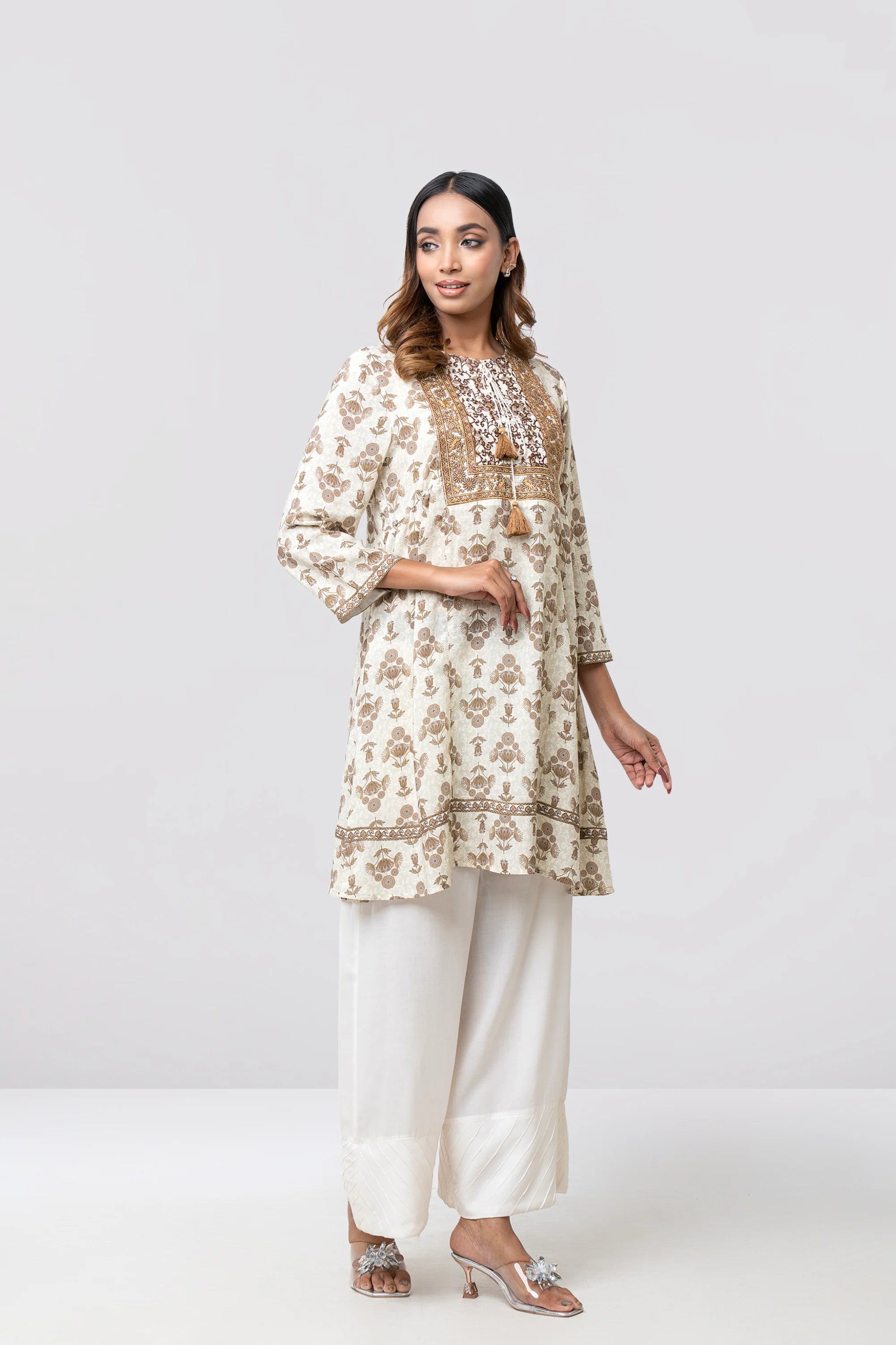 Smart Fit Embroidered Ethnic Kurti