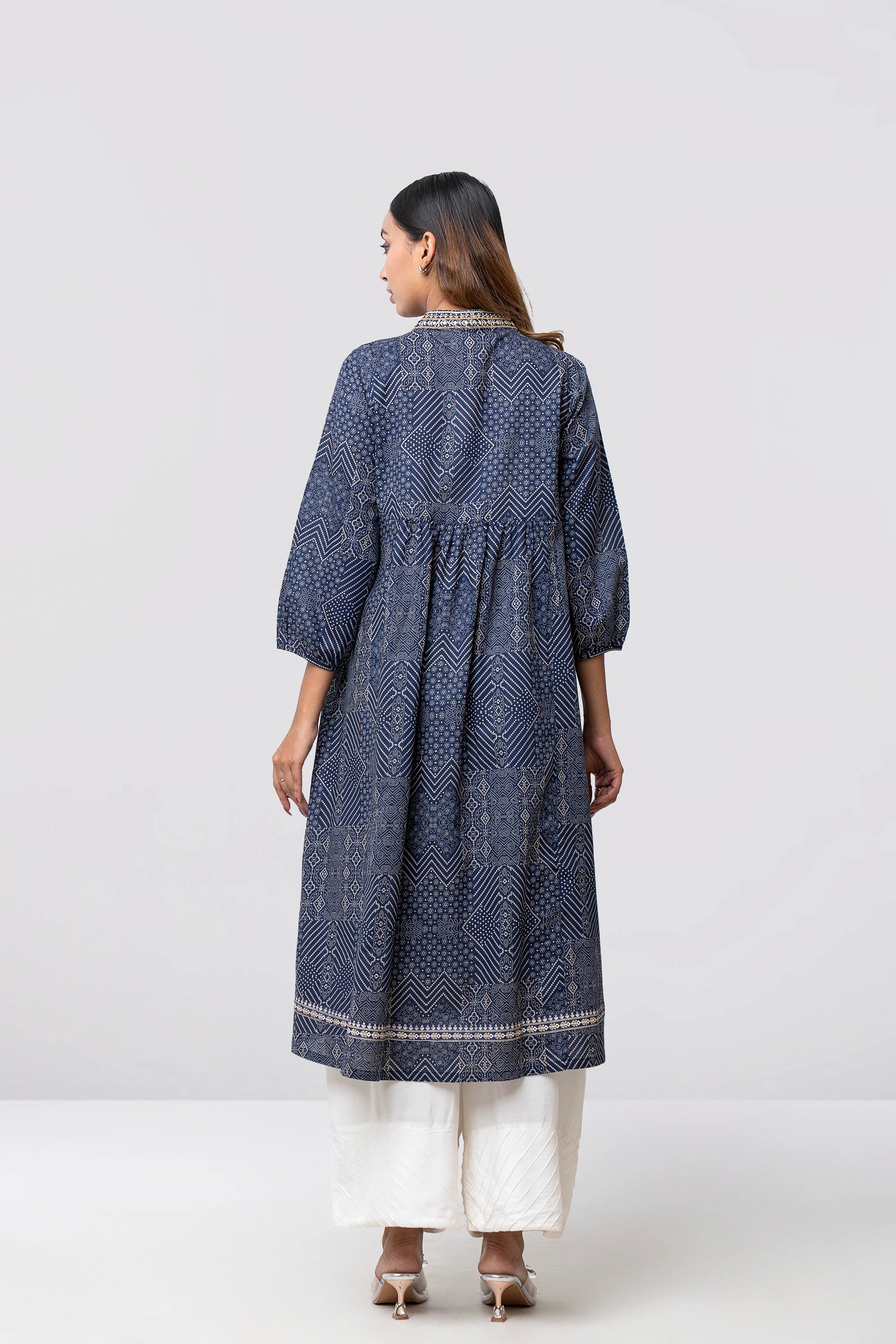 Smart Fit Embroidered Ethnic Kurta