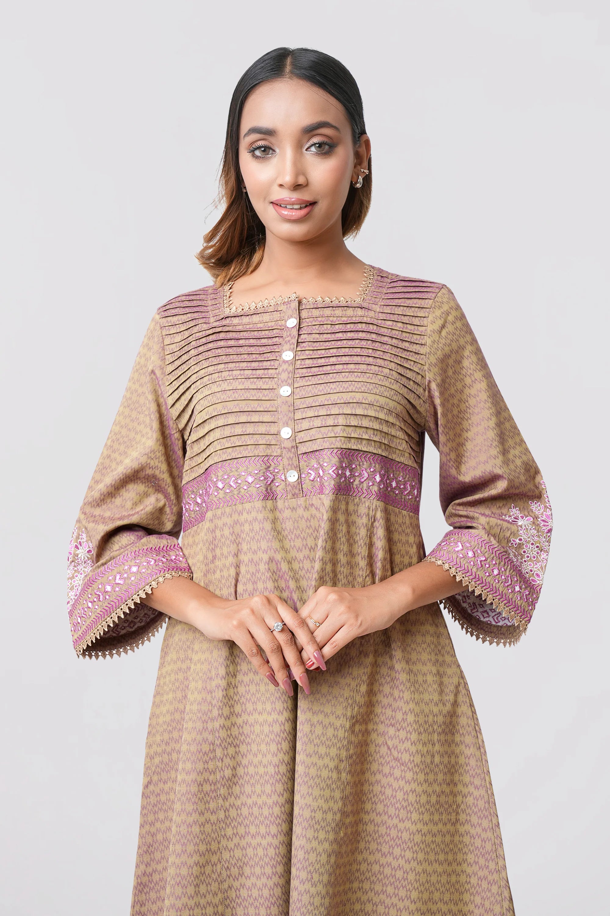 Smart Fit Embroidered Ethnic Kurti