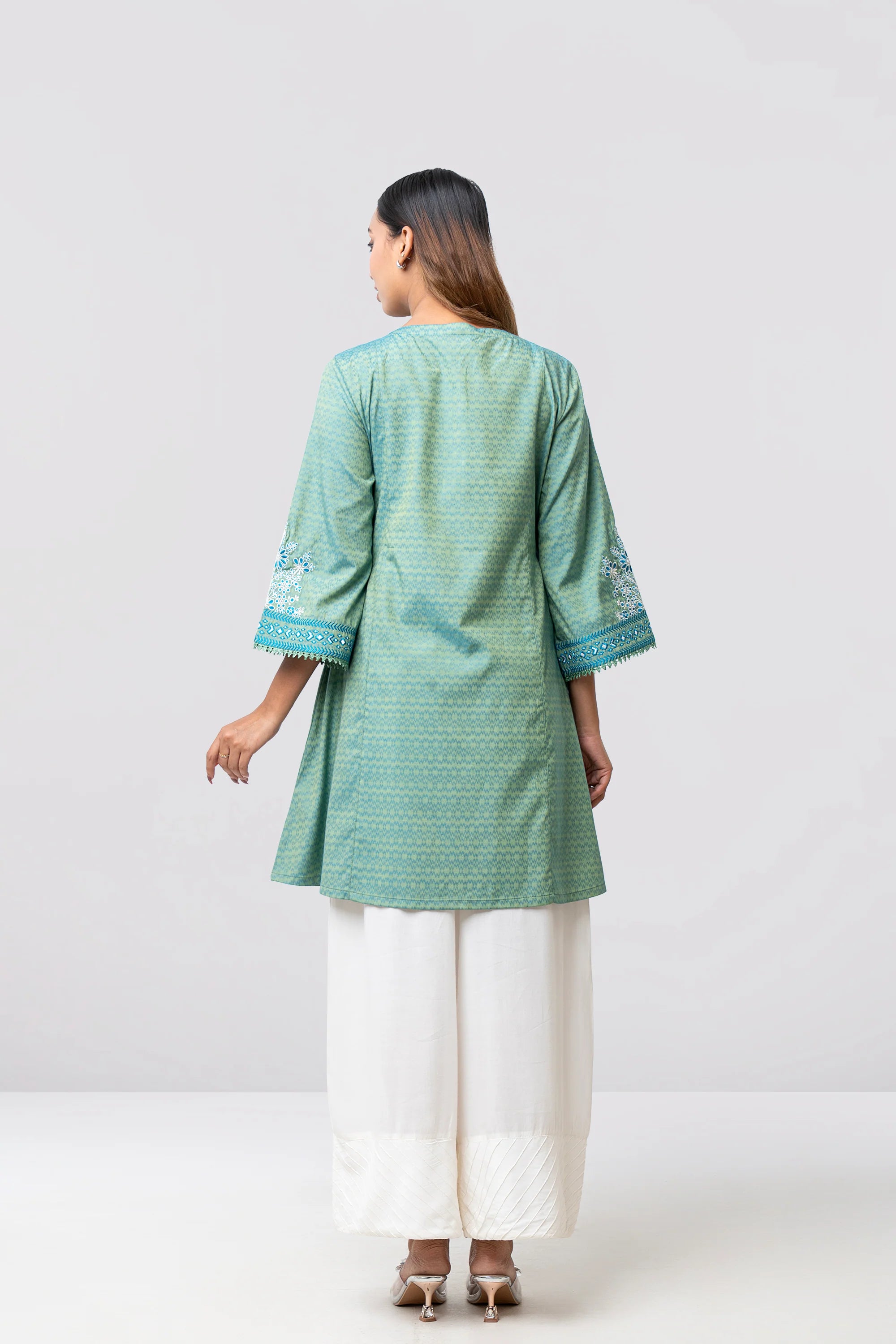 Smart Fit Embroidered Ethnic Kurti