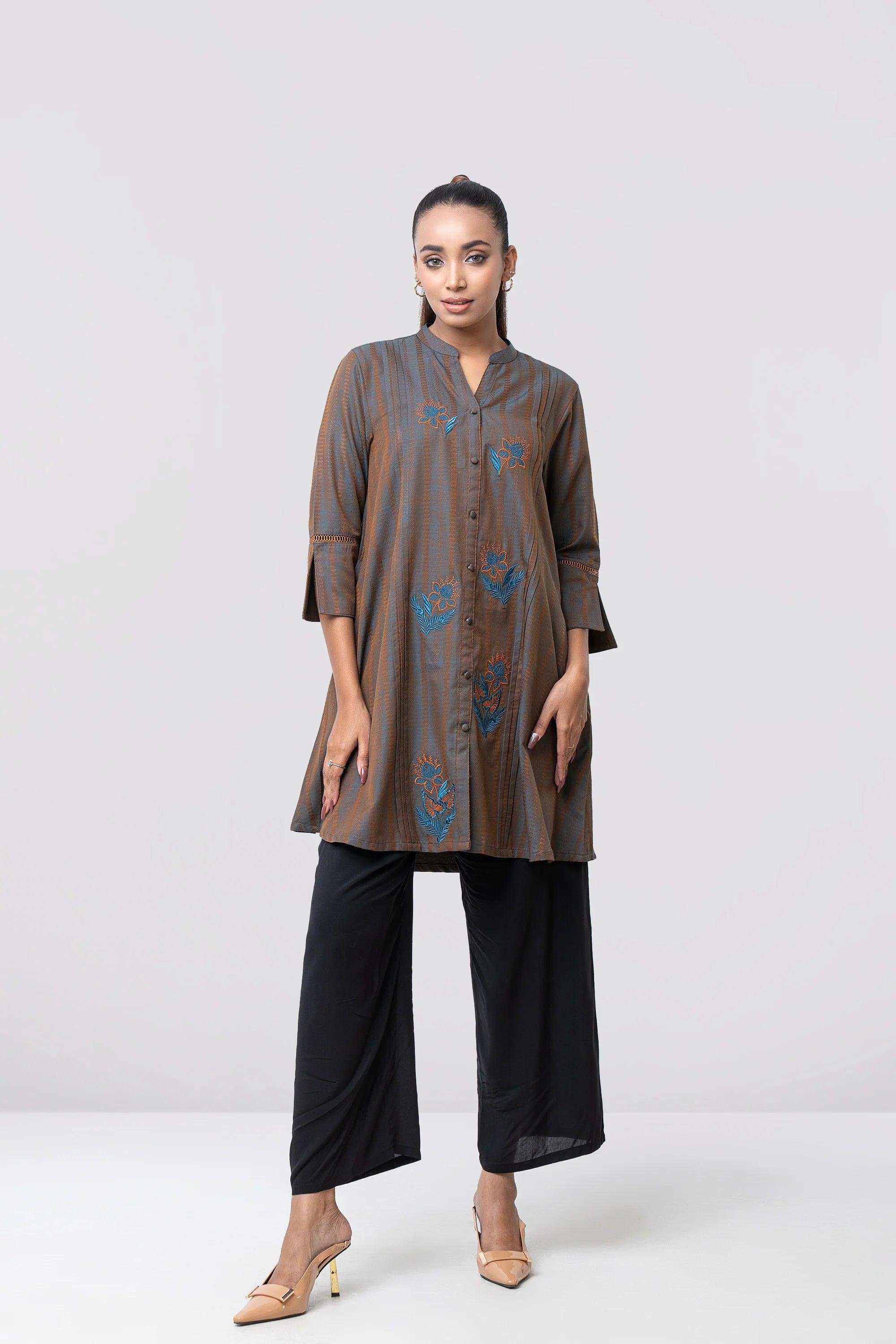 Smart Fit Embroidered Ethnic Kurti