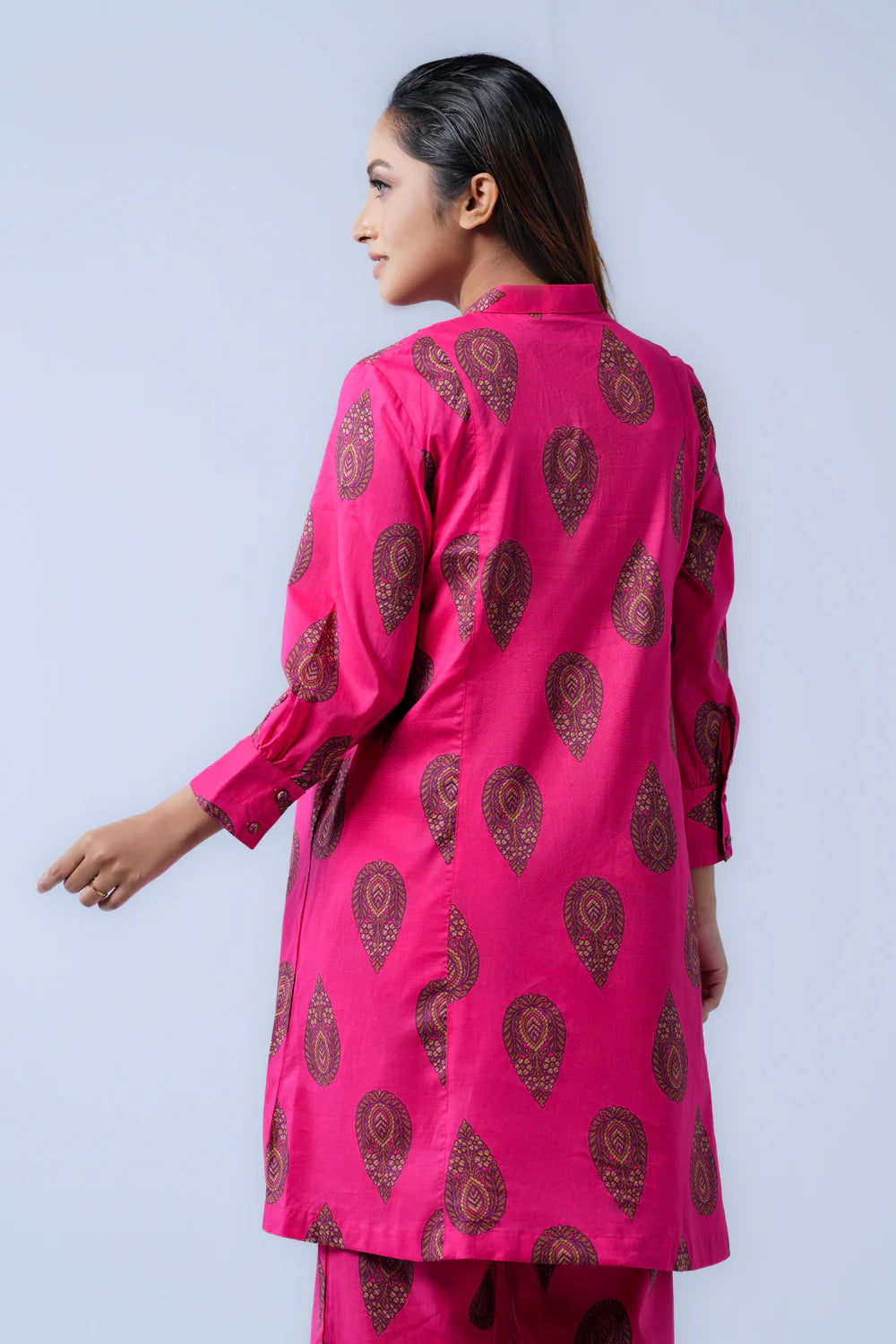 Short-Length Embroidered Smart Fit Ethnic Kurti
