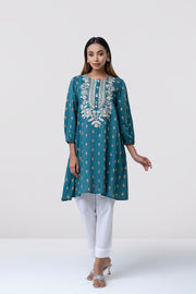 Smart Fit Embroidered Viscose Ethnic Kurti
