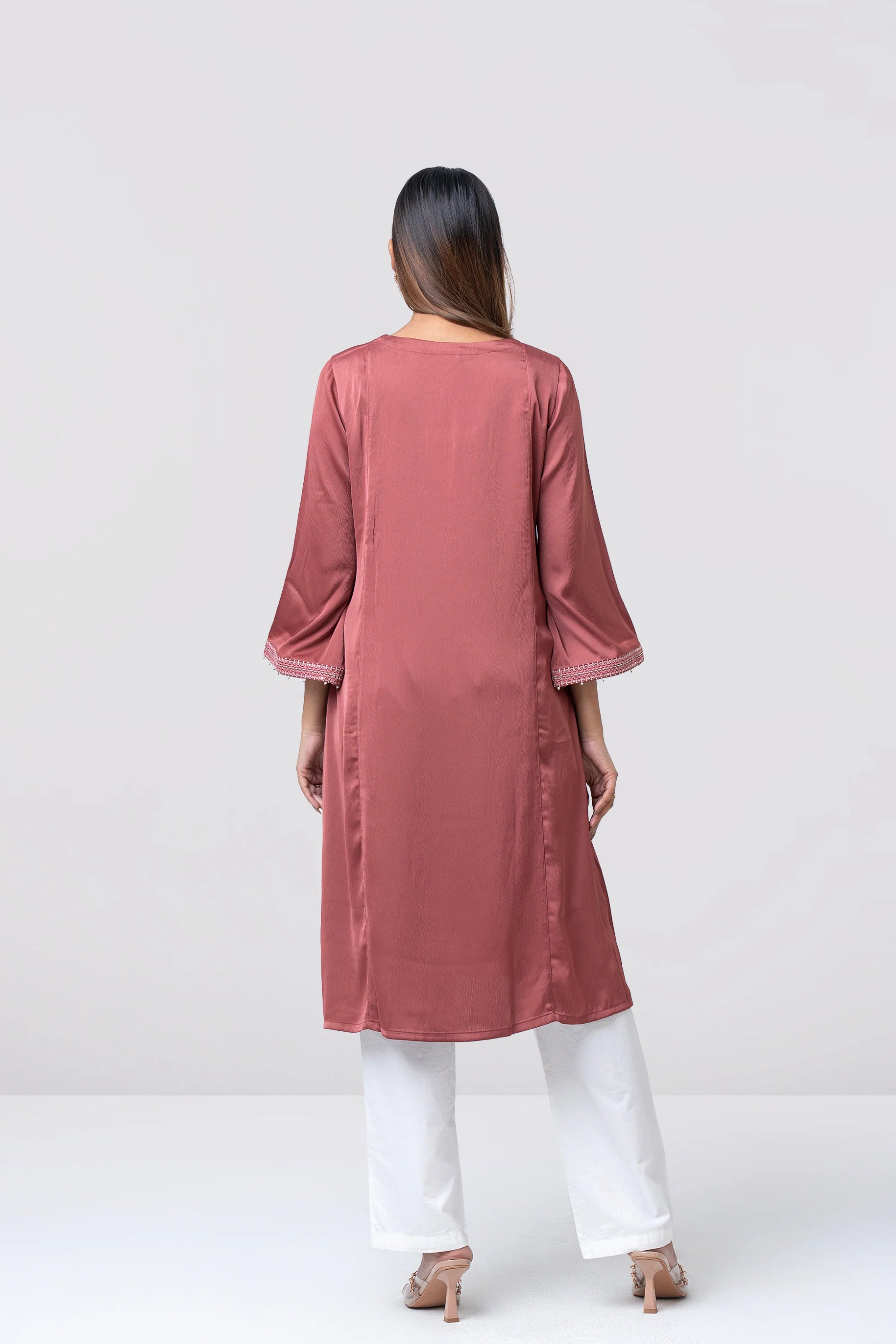 Smart Fit Embroidered Ethnic Kurta