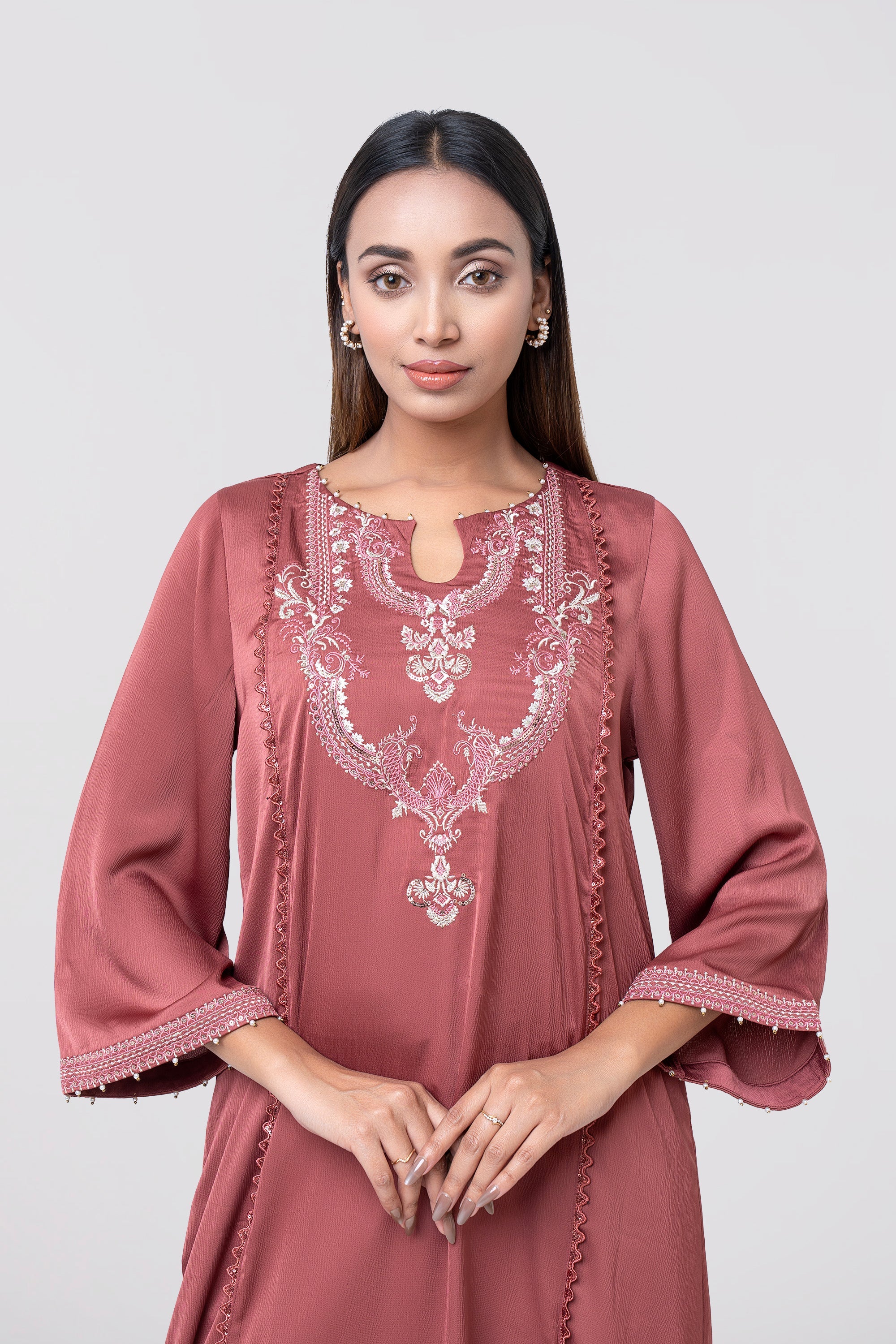 Smart Fit Embroidered Ethnic Kurta