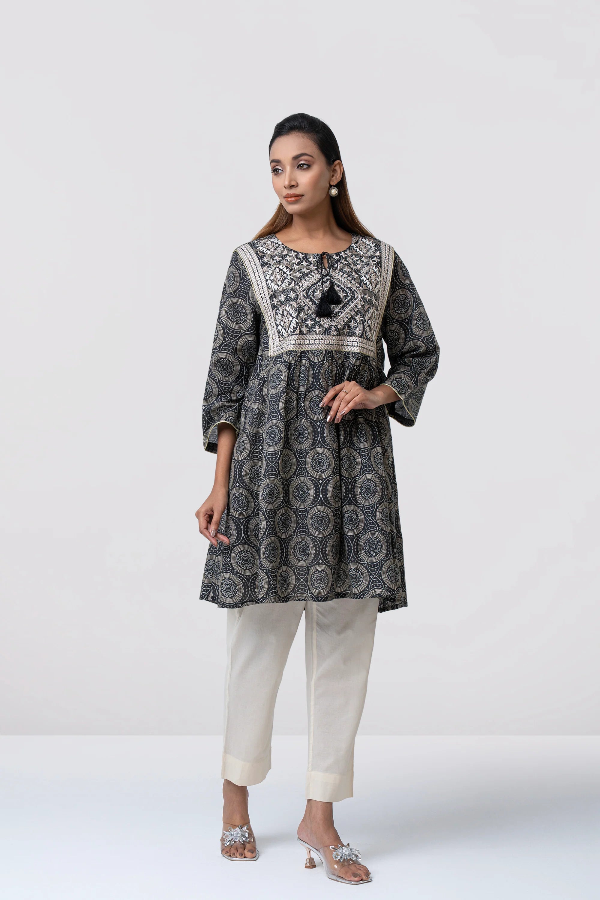 Relaxed Fit Printed Ethnic Kurti