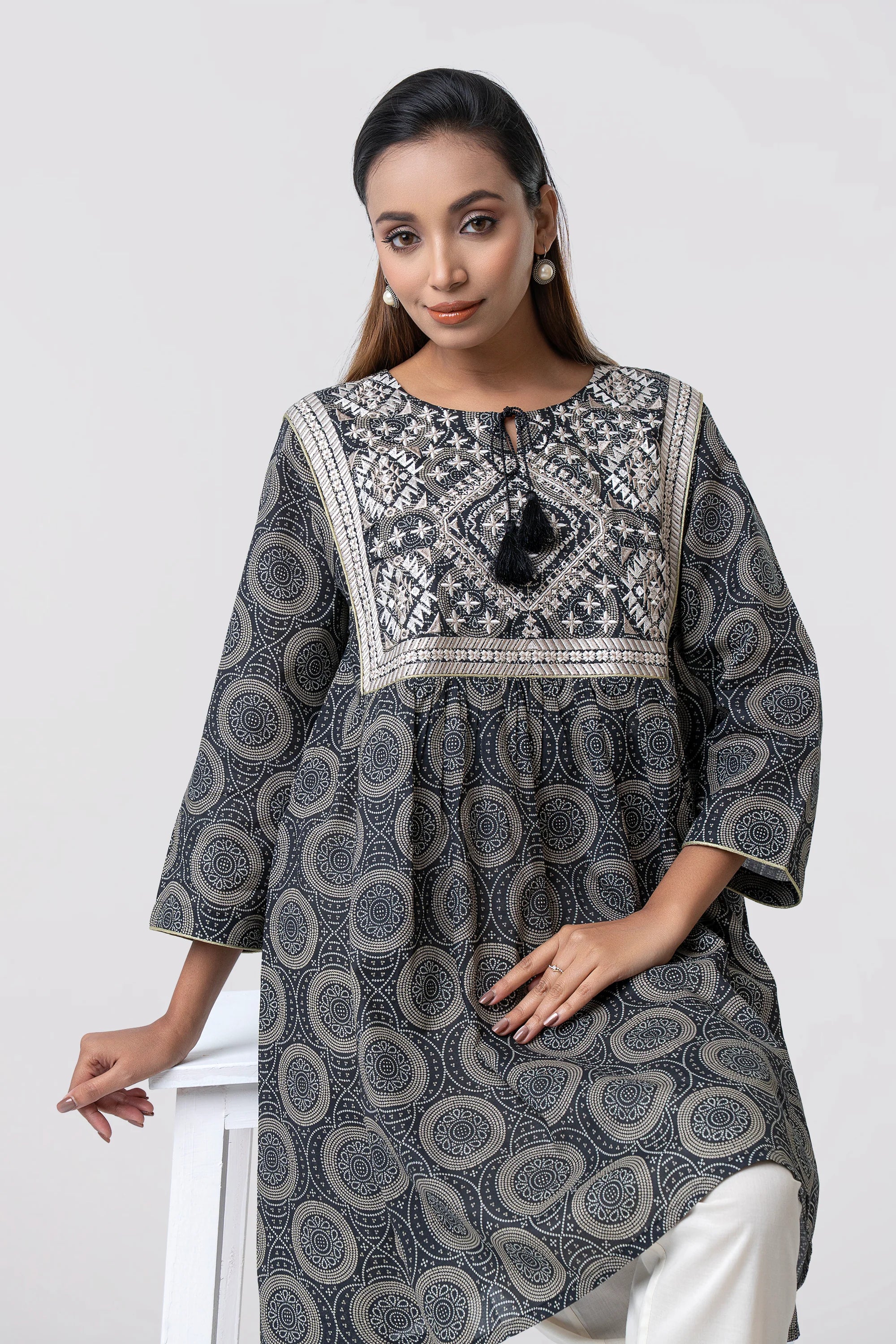 Relaxed Fit Printed Ethnic Kurti