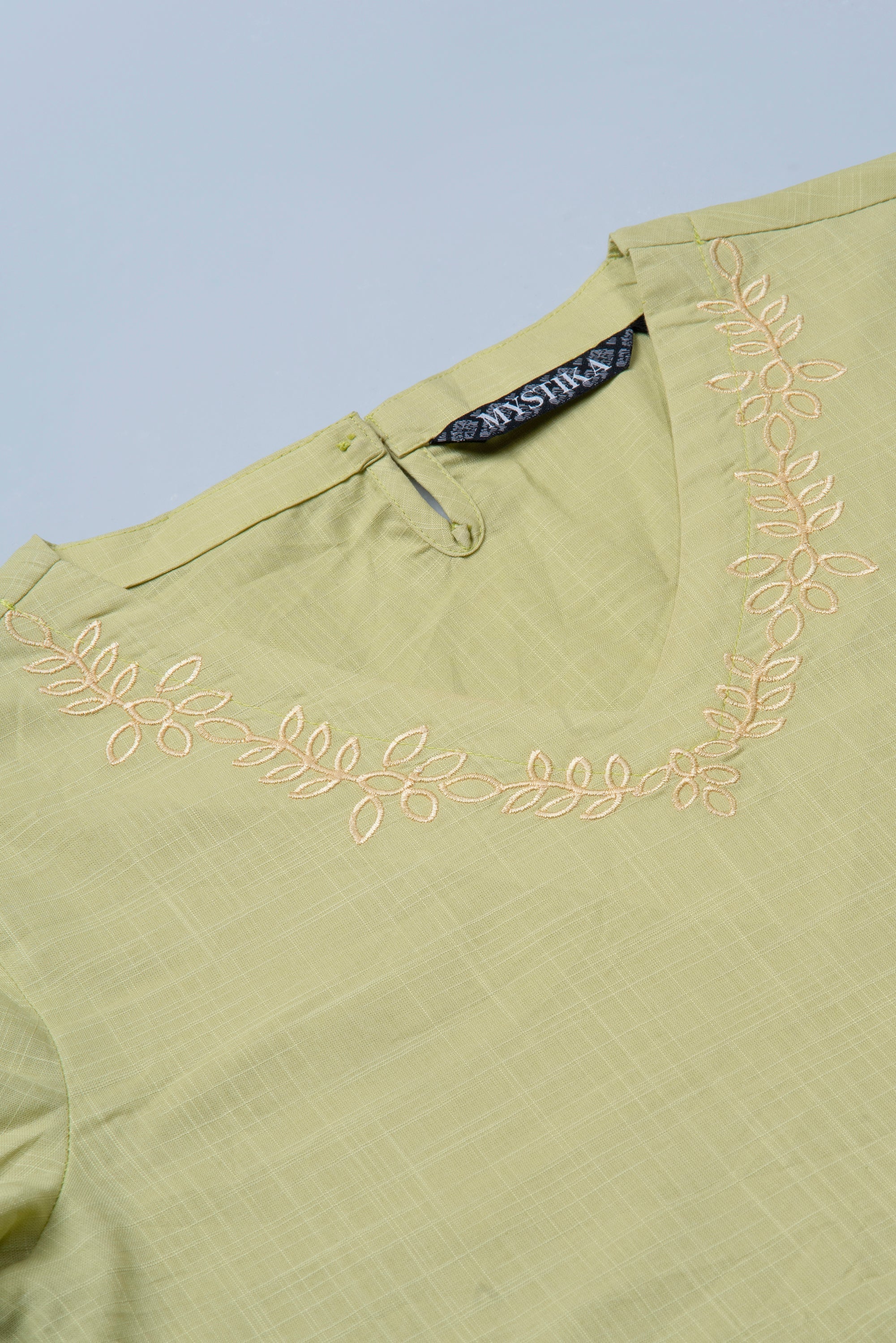 Regular Fit Embroidered Mystika Set