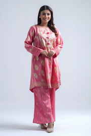 Relaxed Fit Printed Two-Piece Semi-Formal Ethnic Set