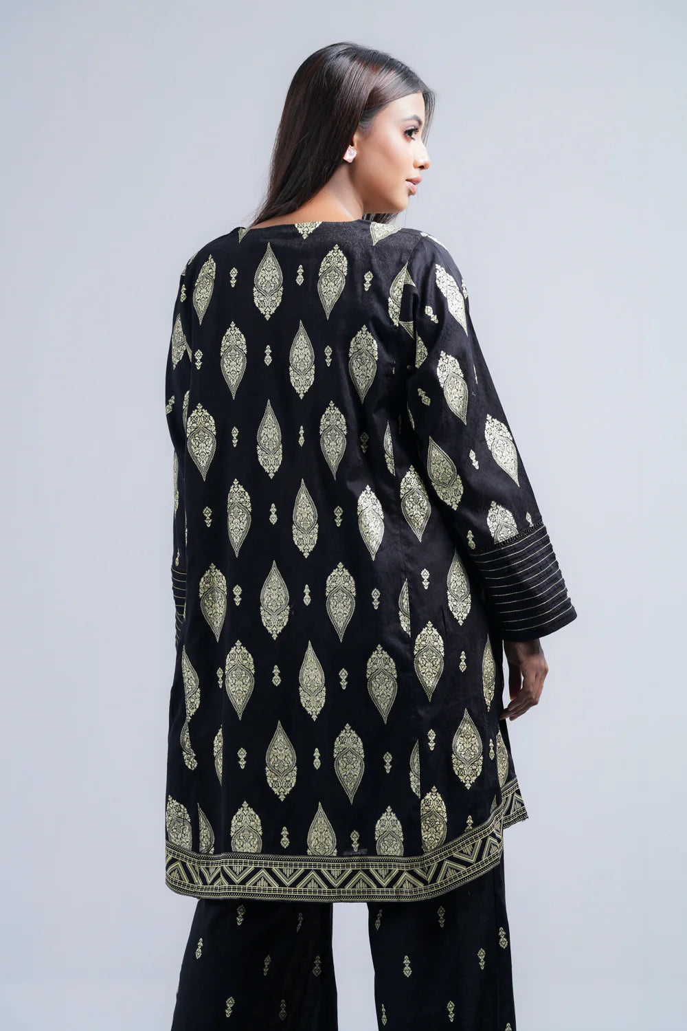 Relaxed Fit Printed Two-Piece Semi-Formal Ethnic Set