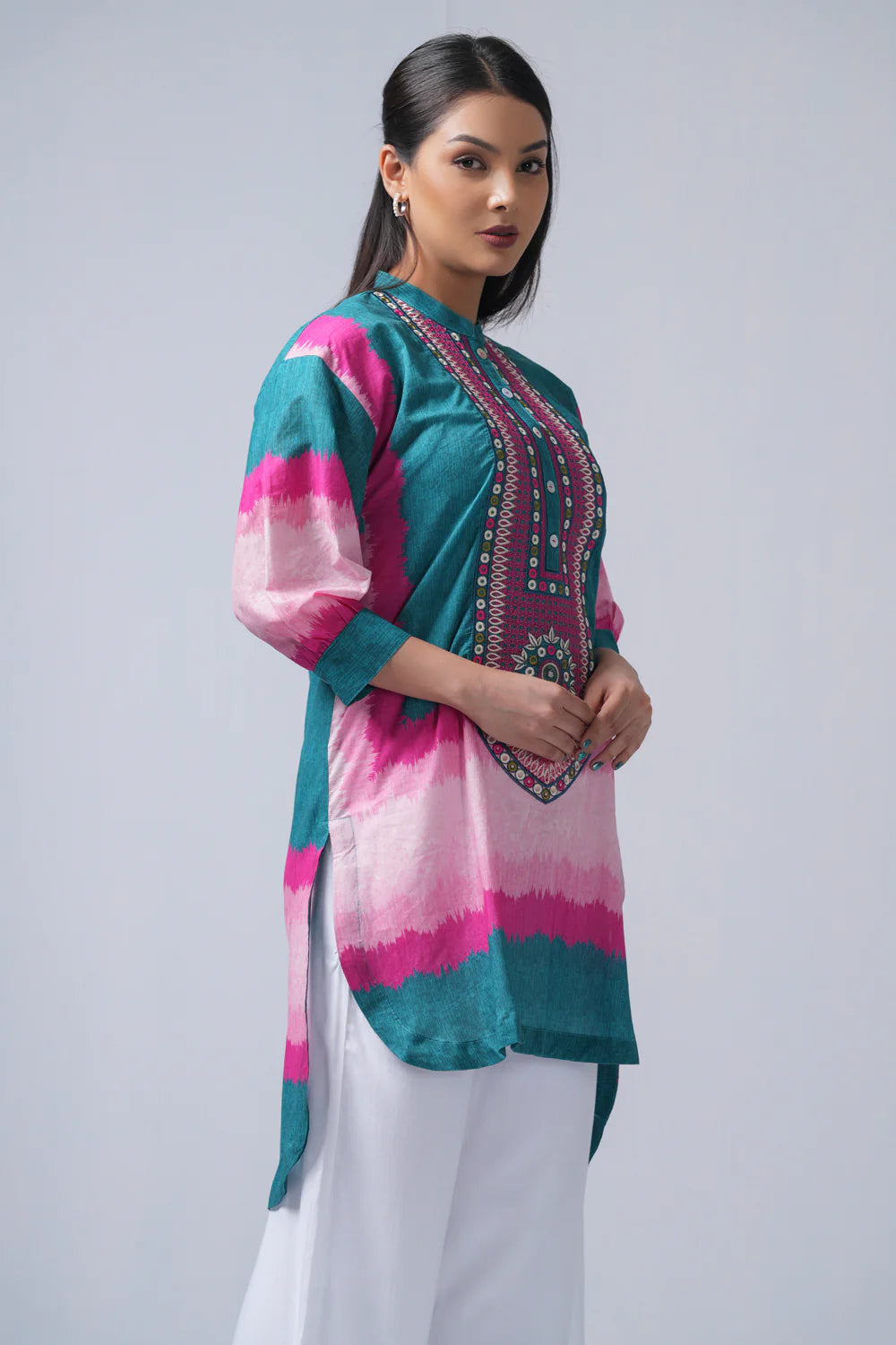 Digital Printed One Piece Lawn Kurta