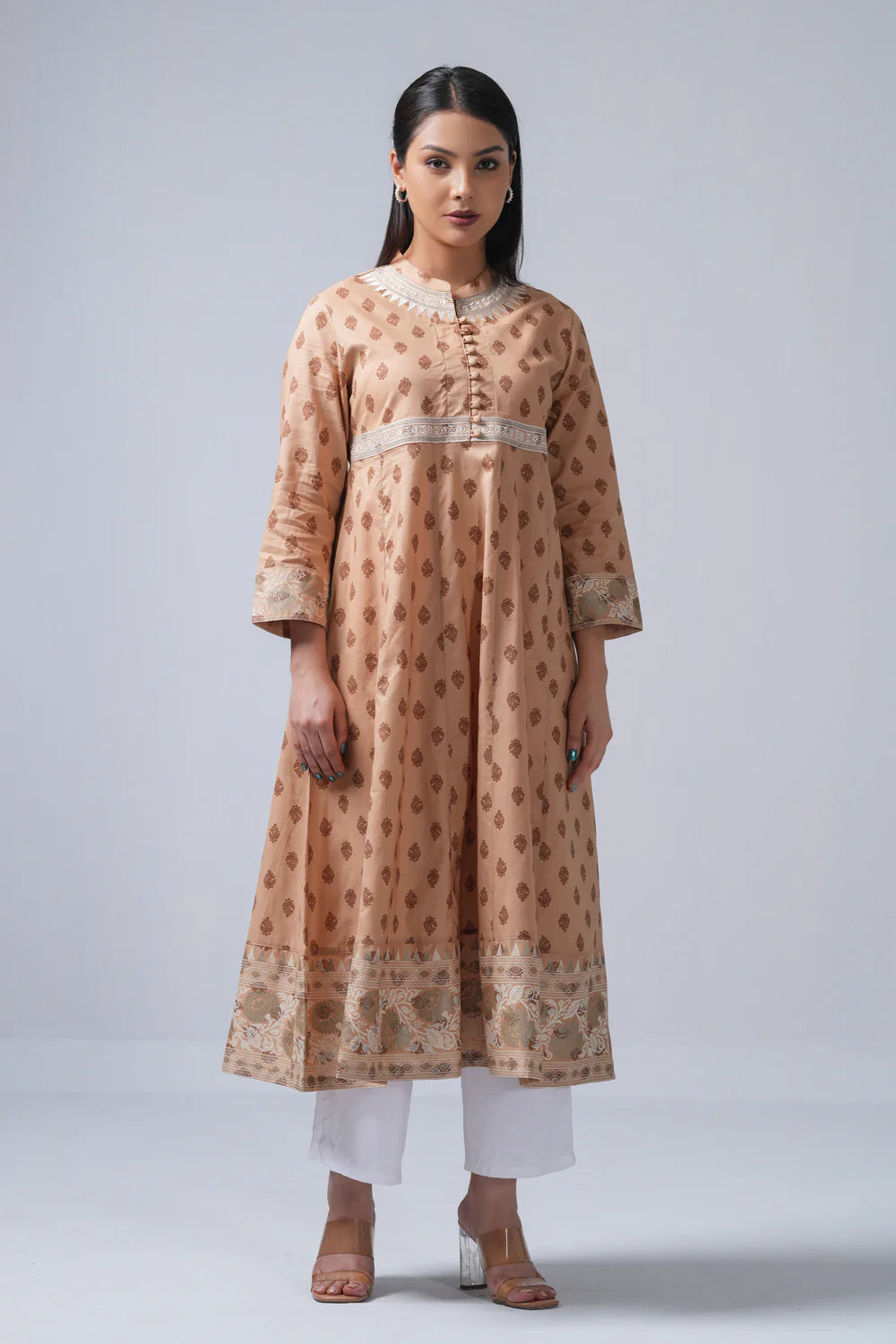 Smart Fit Long-Length Ethnic Kurta