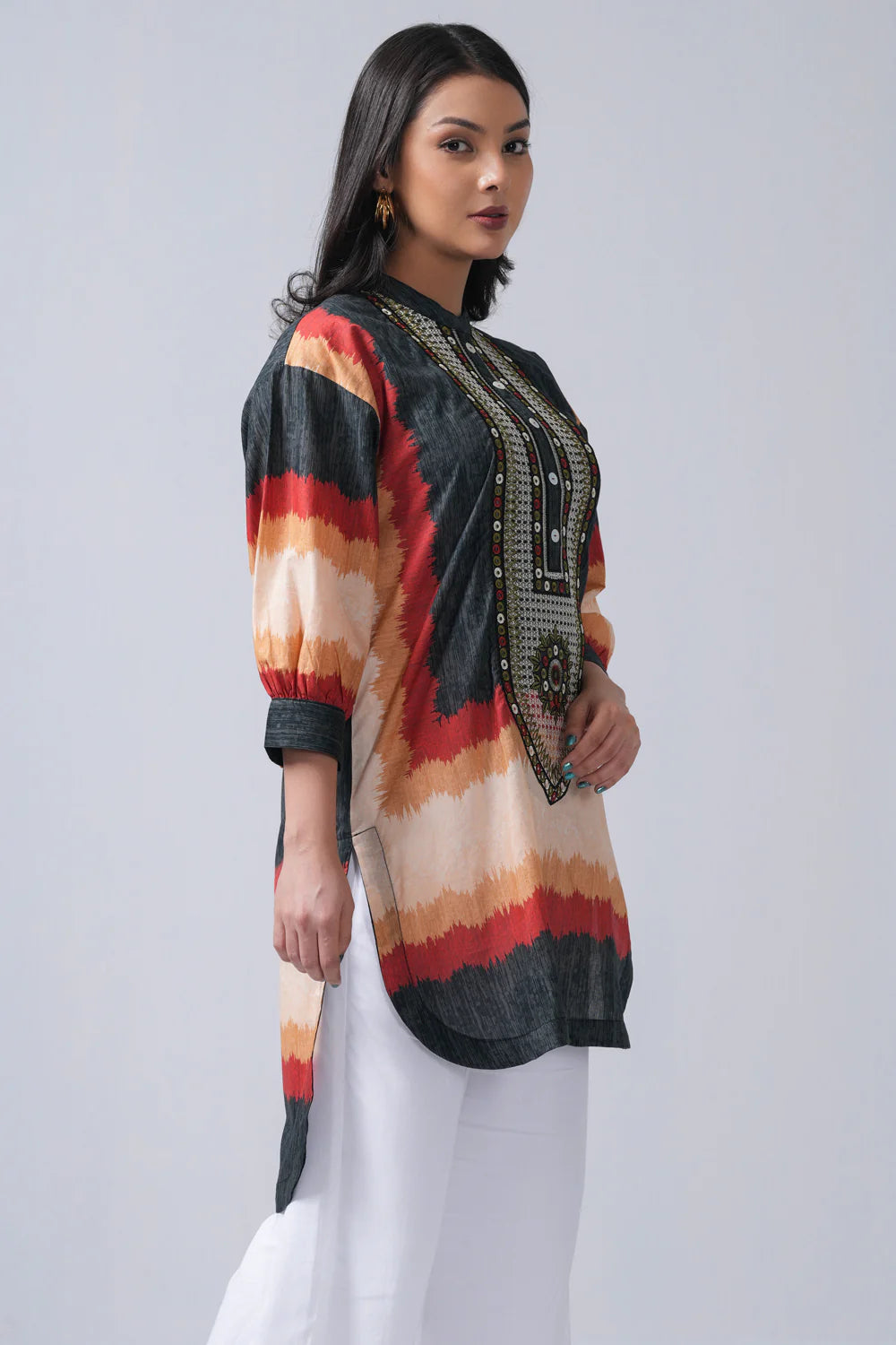 Digital Printed One Piece Lawn Kurta