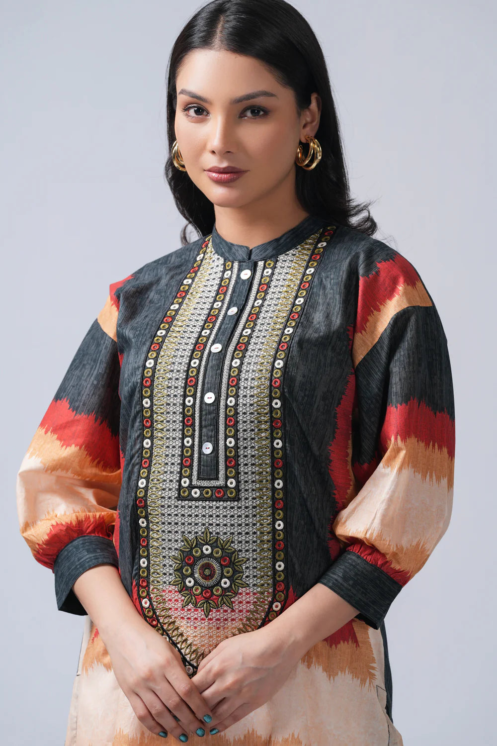 Digital Printed One Piece Lawn Kurta